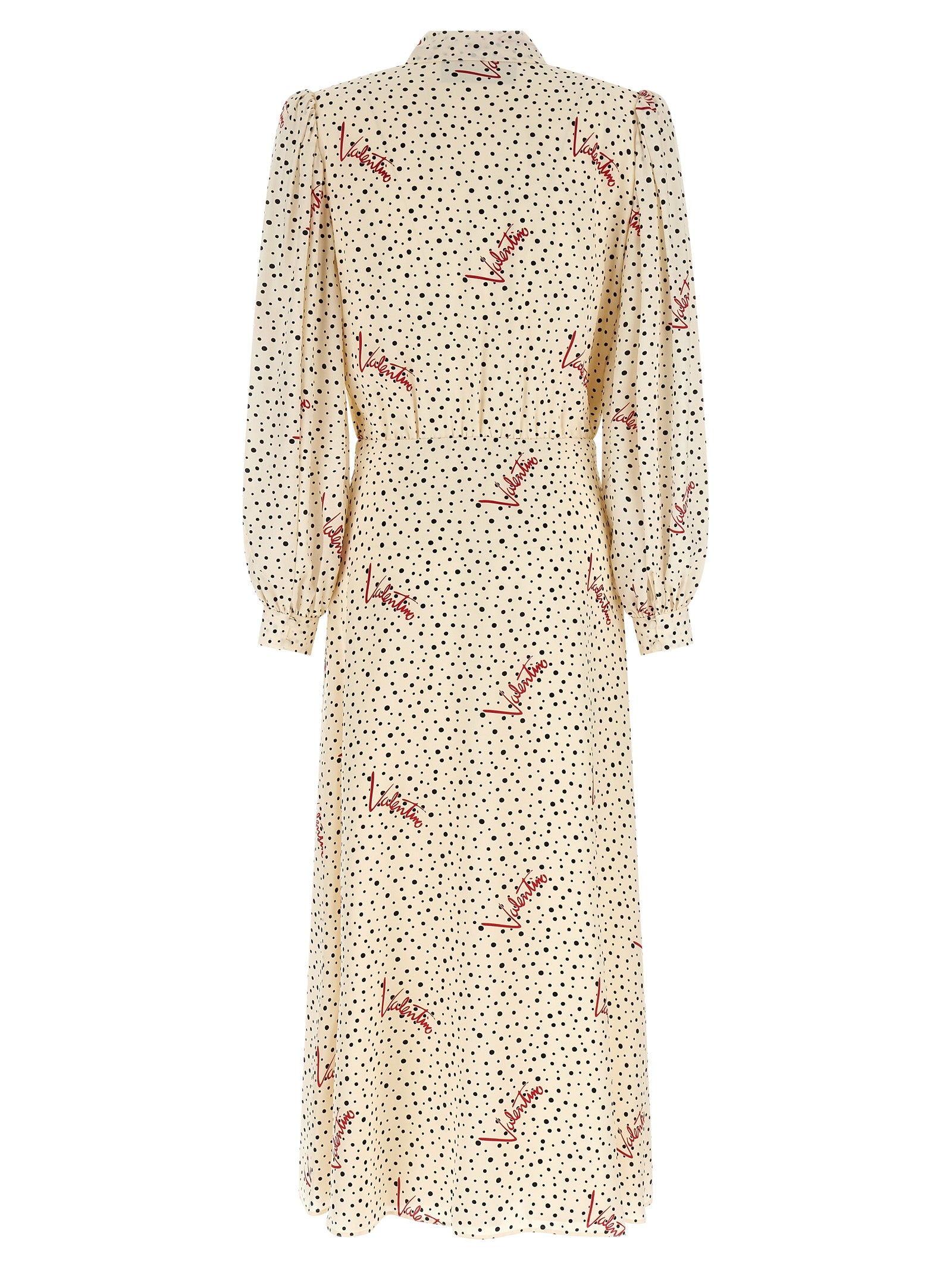 Multicolor Silk Midi Dress