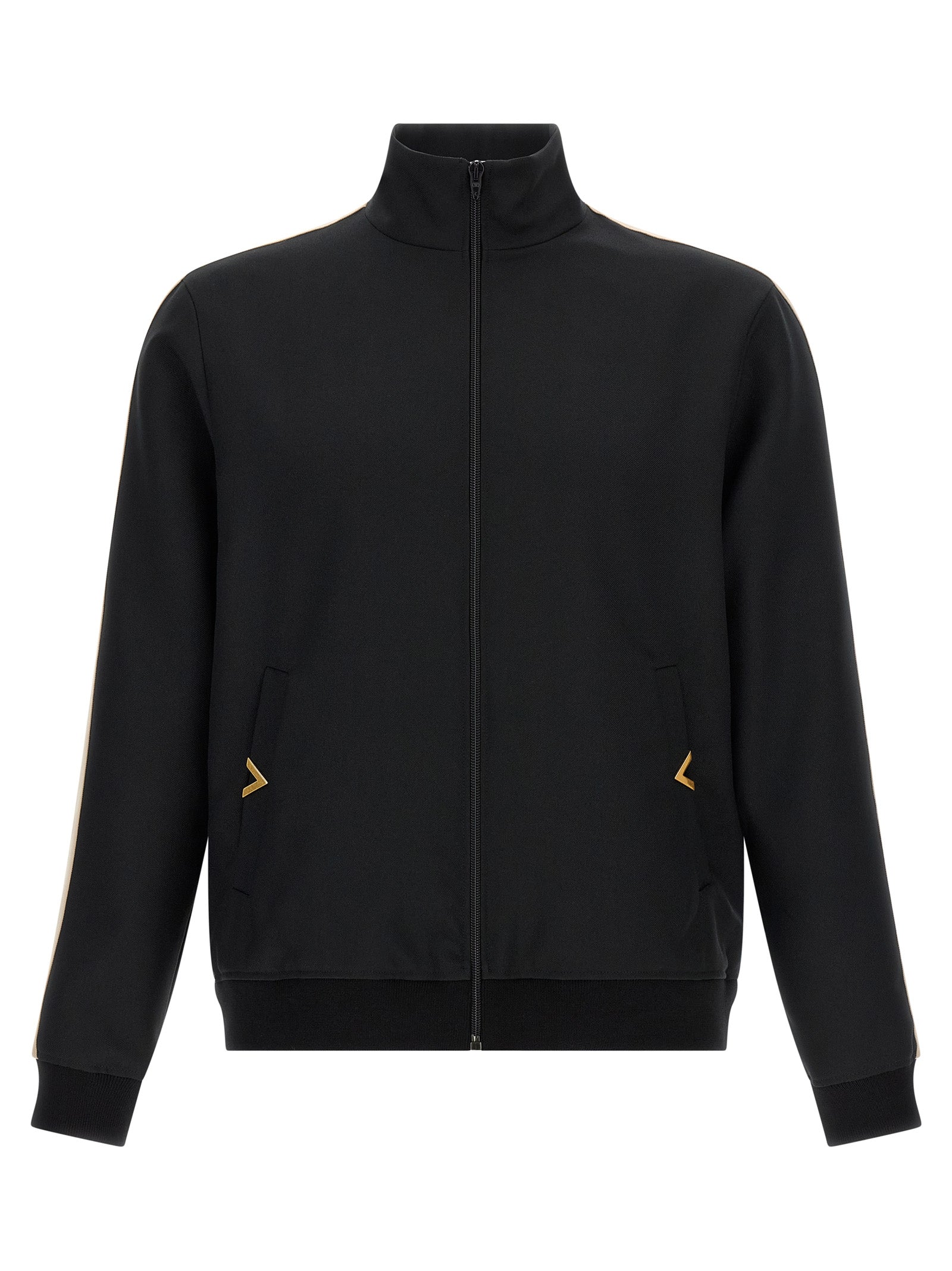 Black Polyester Sweatshirt