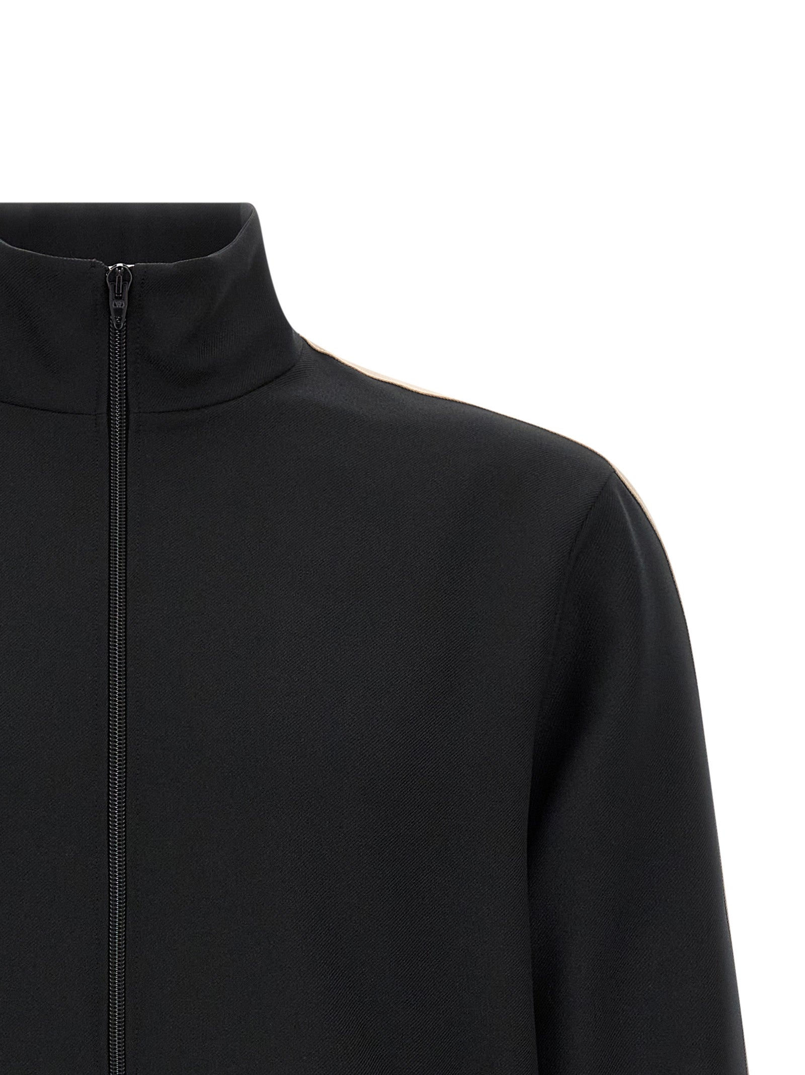 Black Polyester Sweatshirt