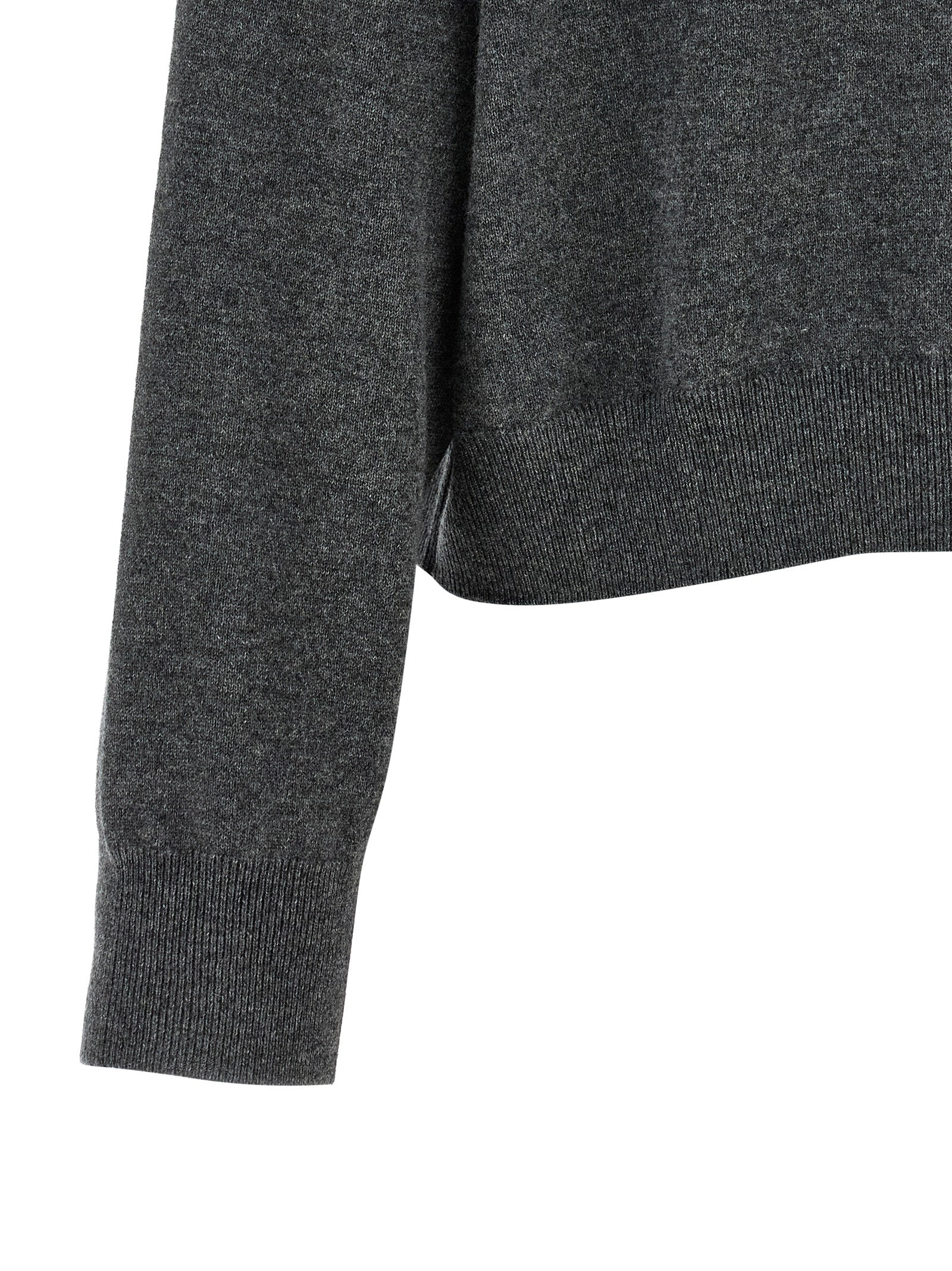 Gray Cashmere Cardigan