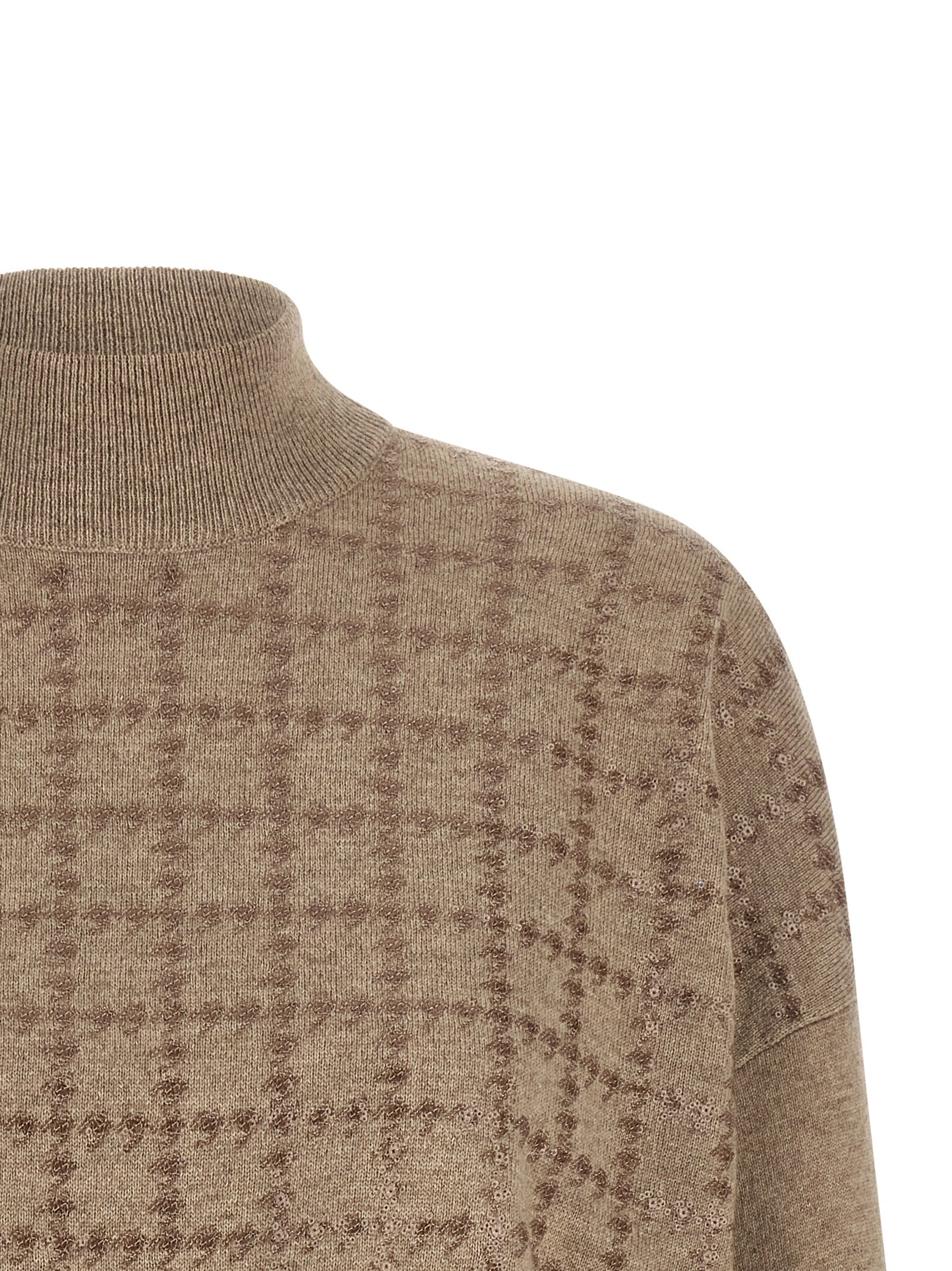 Beige Cashmere Cardigan