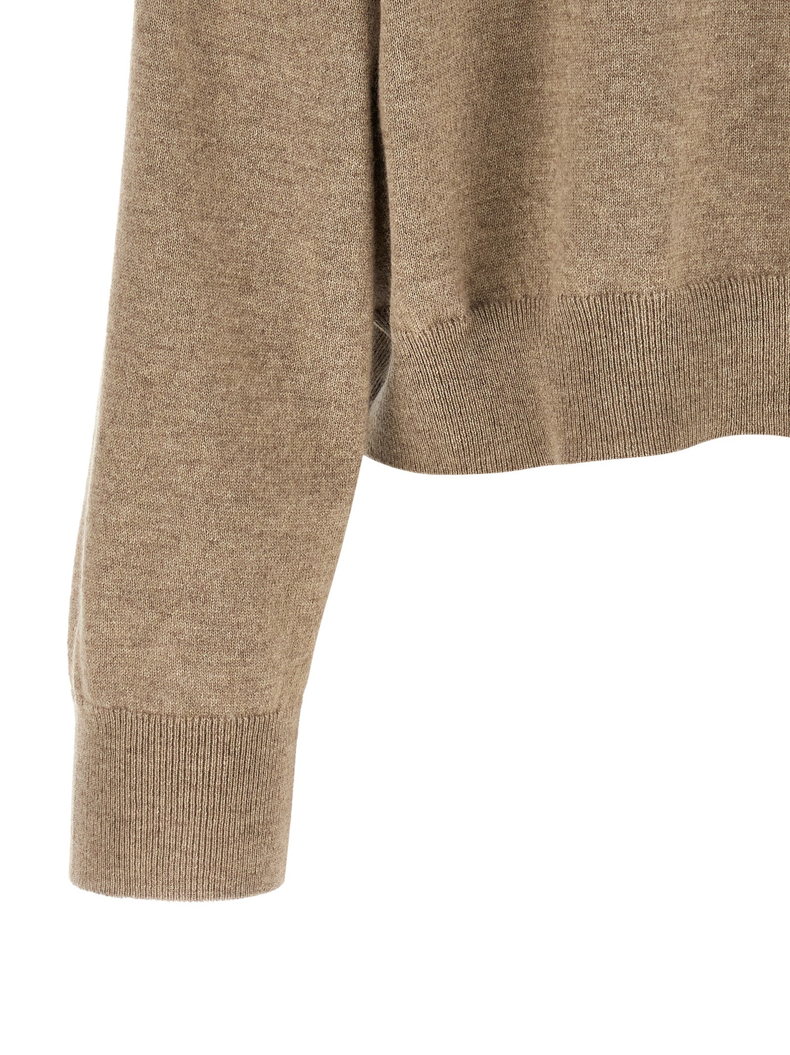 Beige Cashmere Cardigan