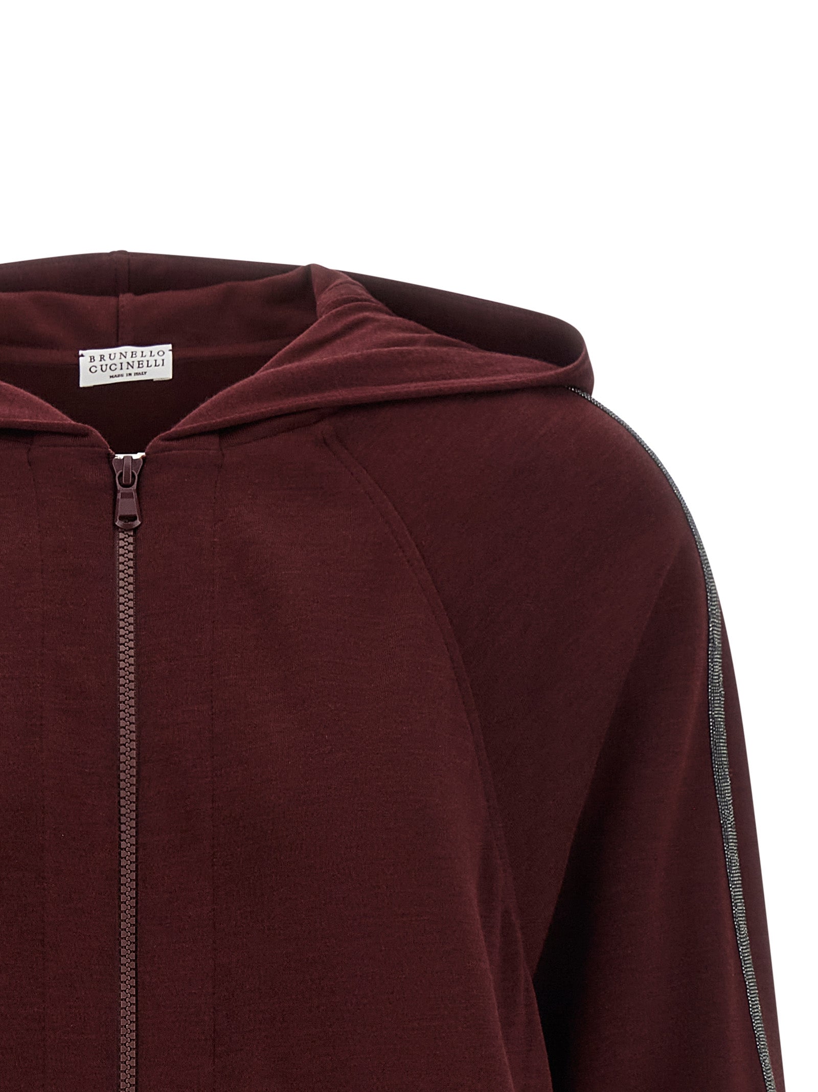 Bordeaux Cotton Sweatshirt