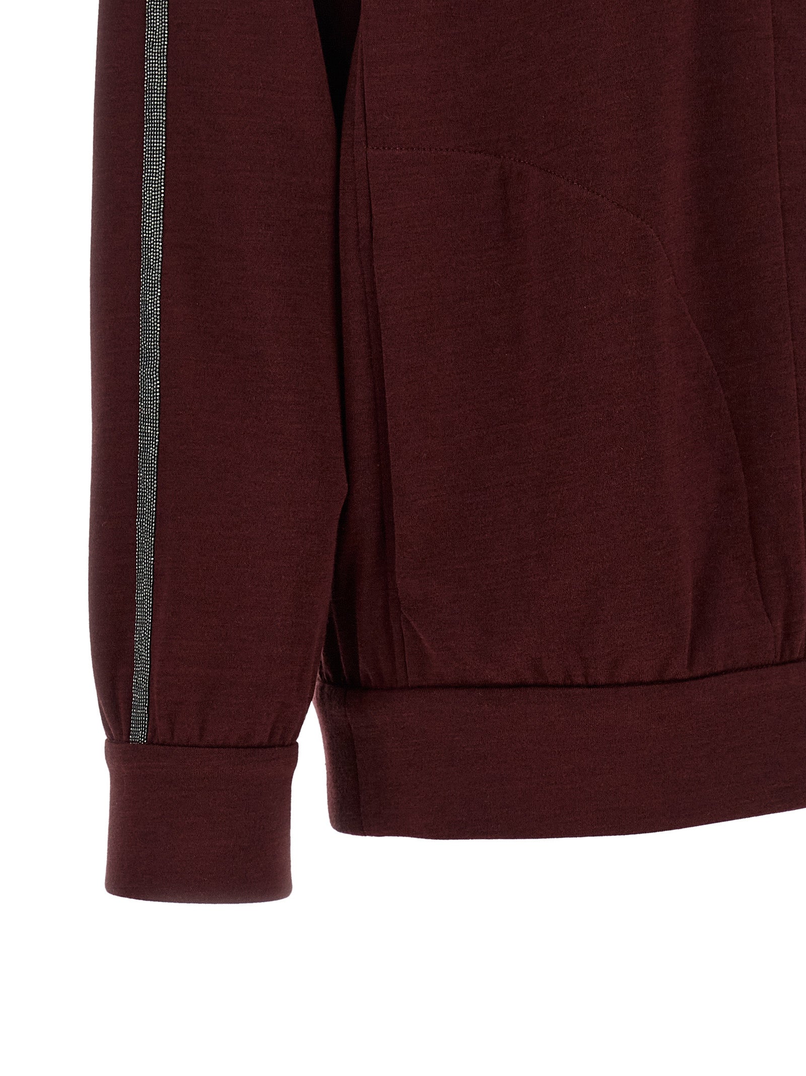 Bordeaux Cotton Sweatshirt