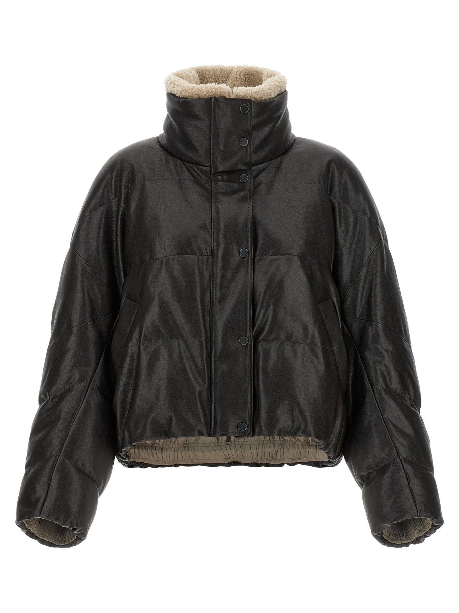 Brown Lamb Leather Leather Jacket