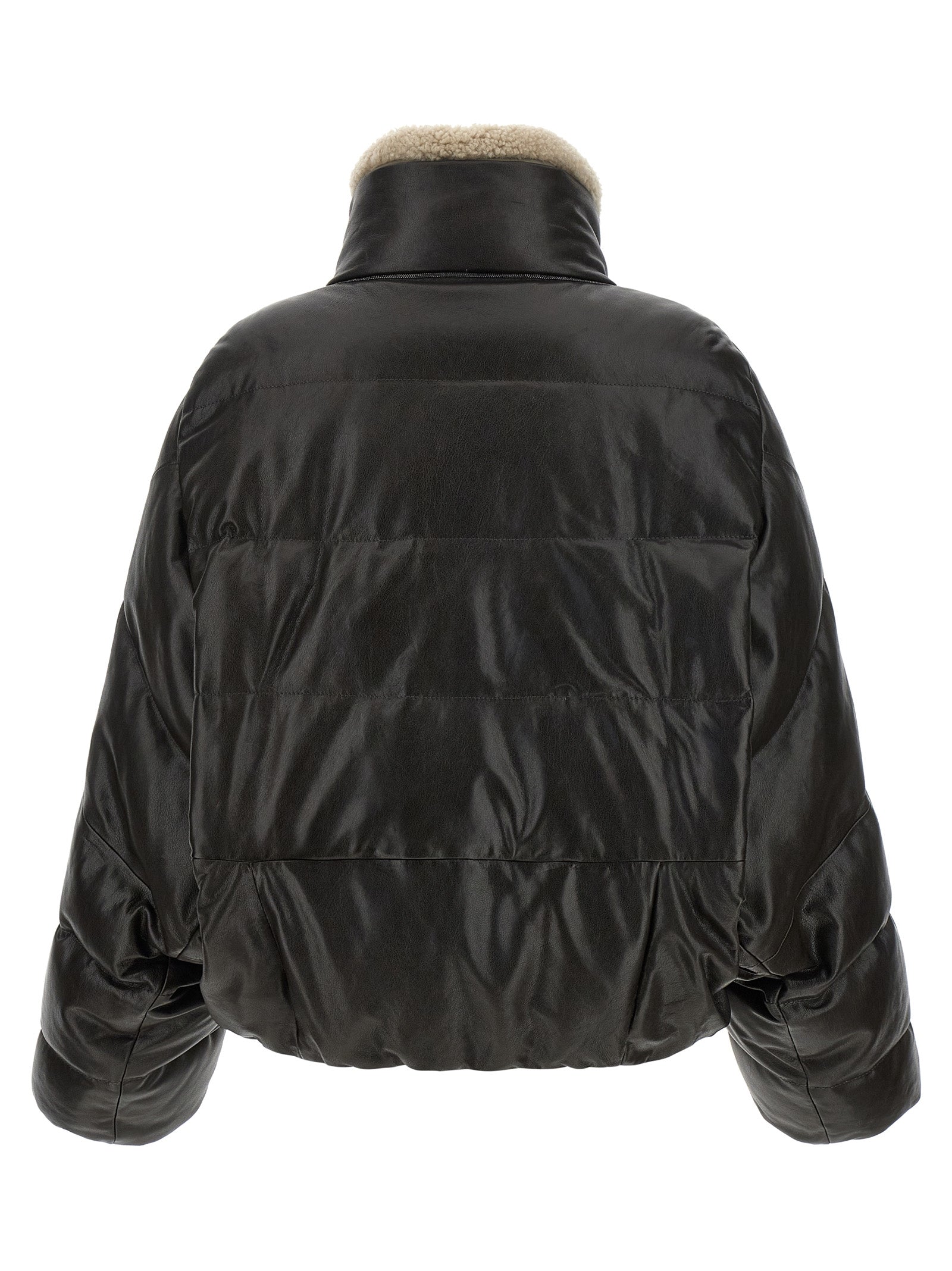 Brown Lamb Leather Leather Jacket