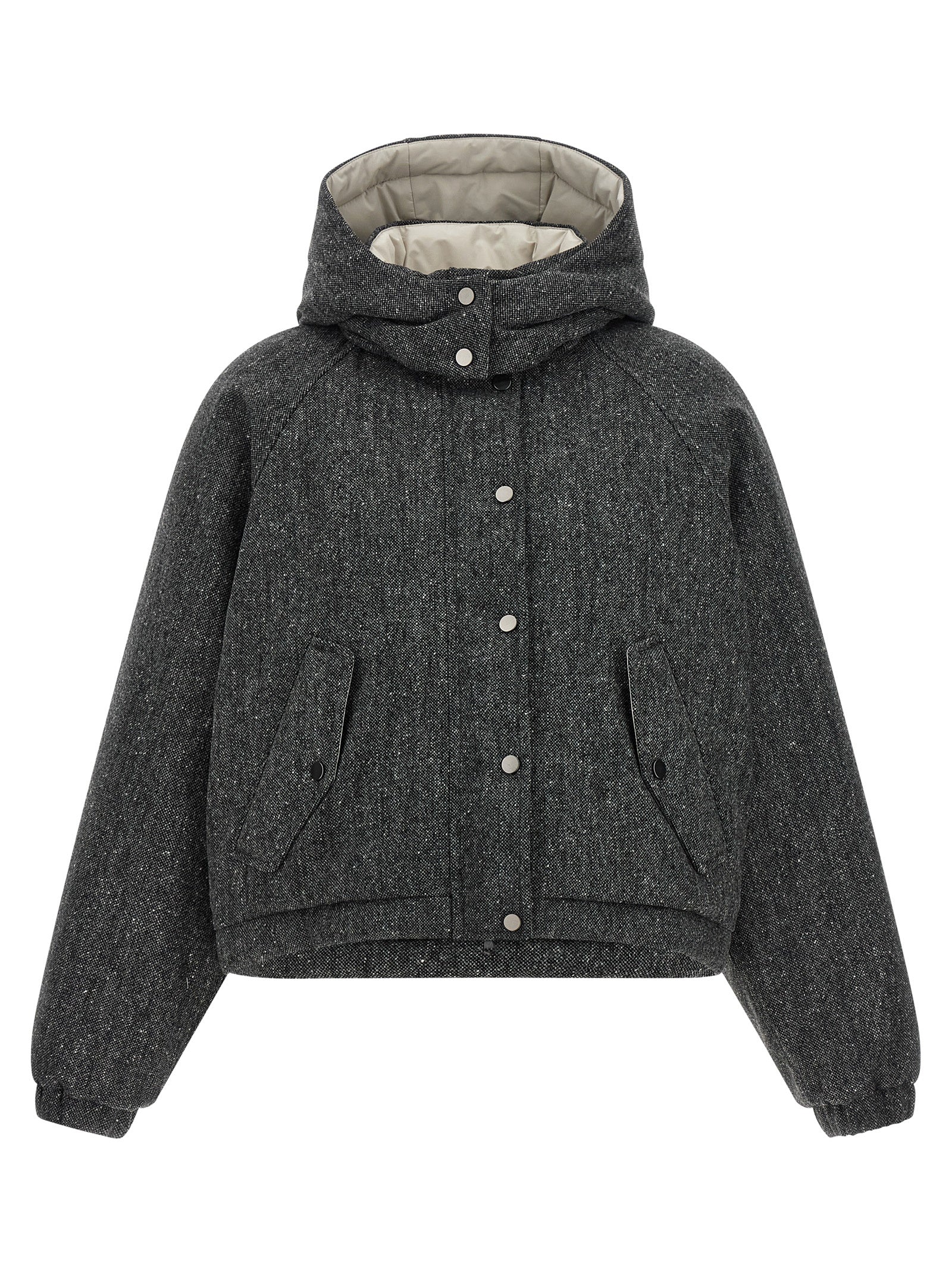 Gray Virgin Wool Jacket