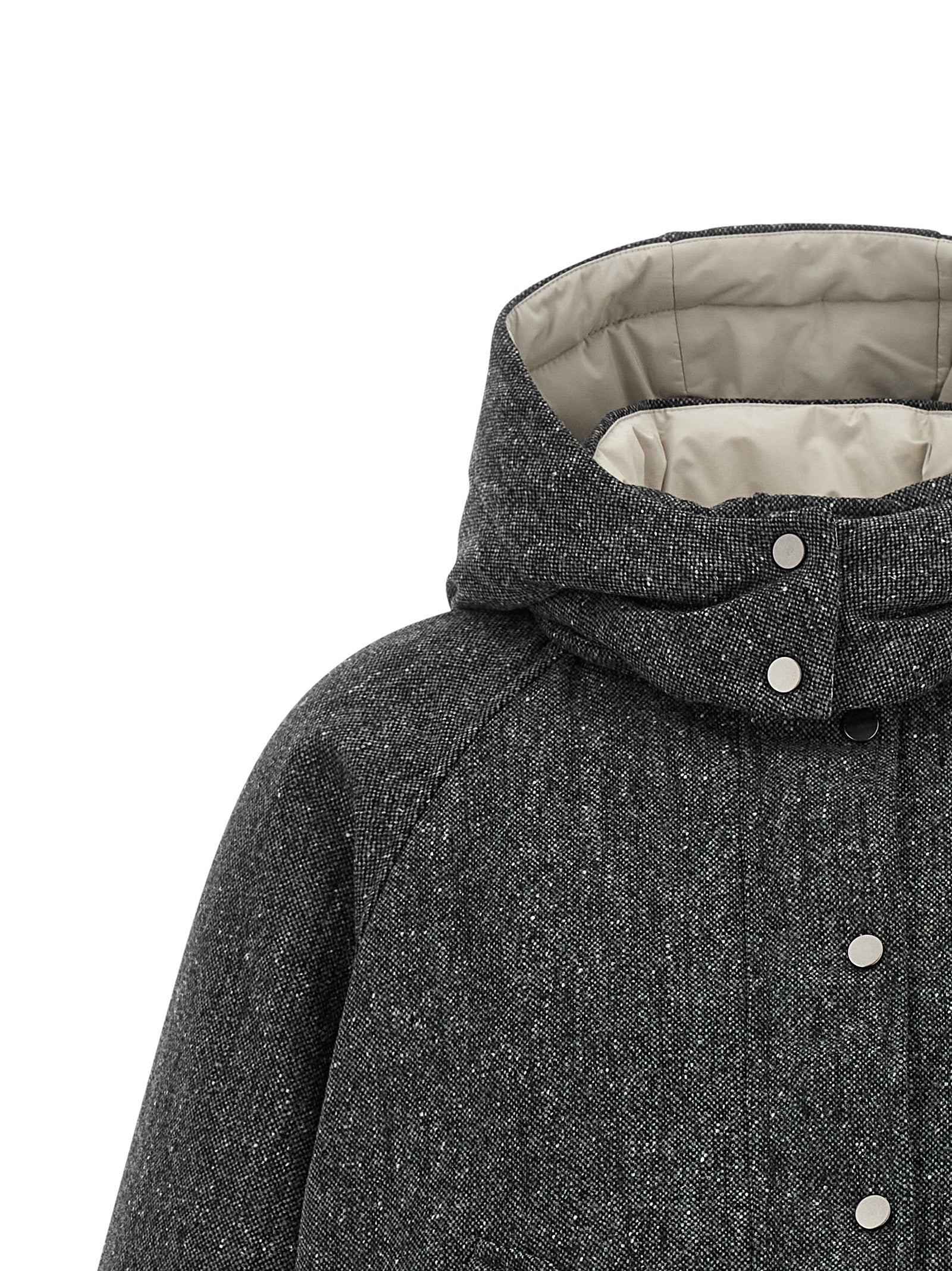 Gray Virgin Wool Jacket