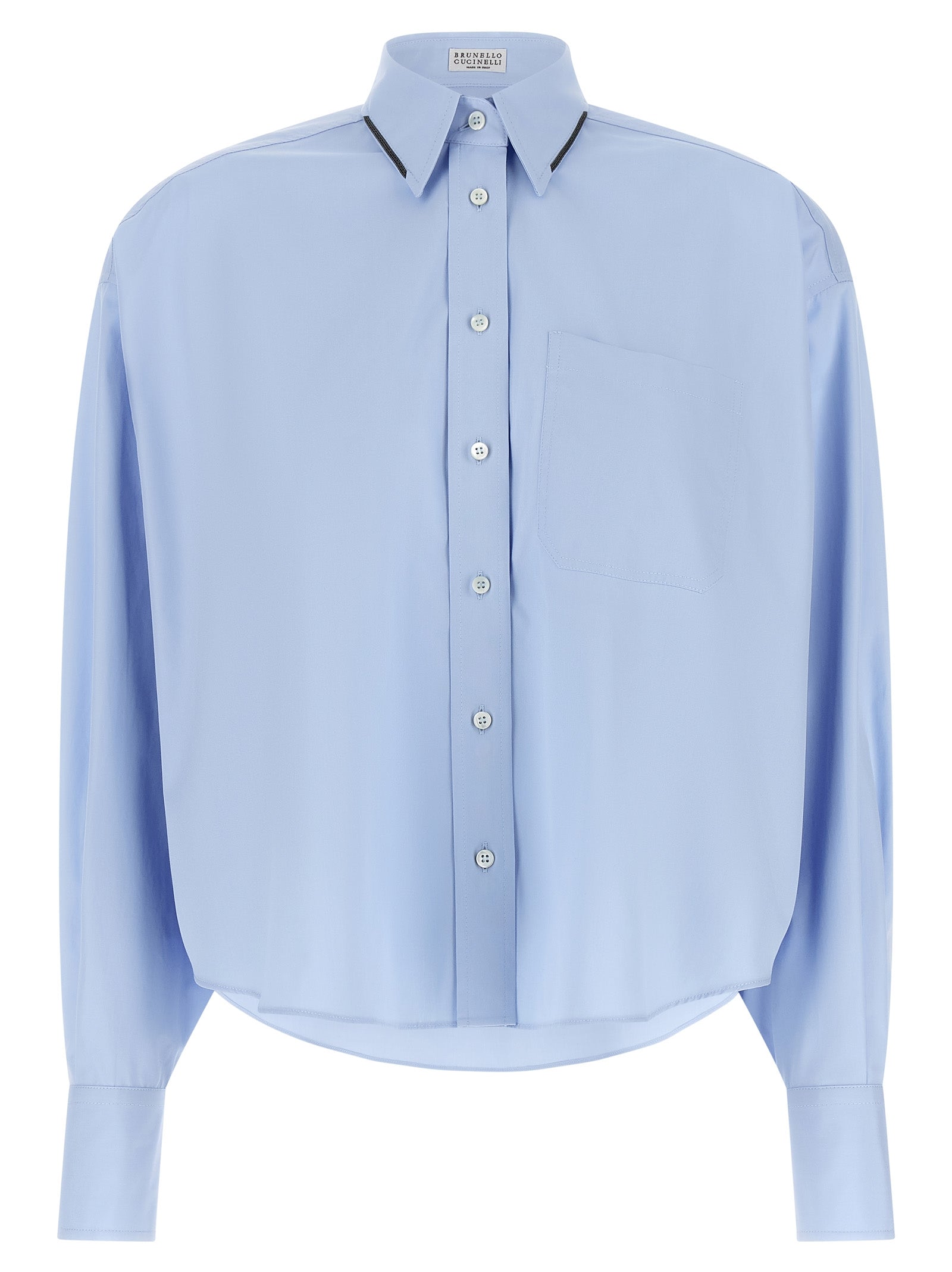Blue Cotton Blouse