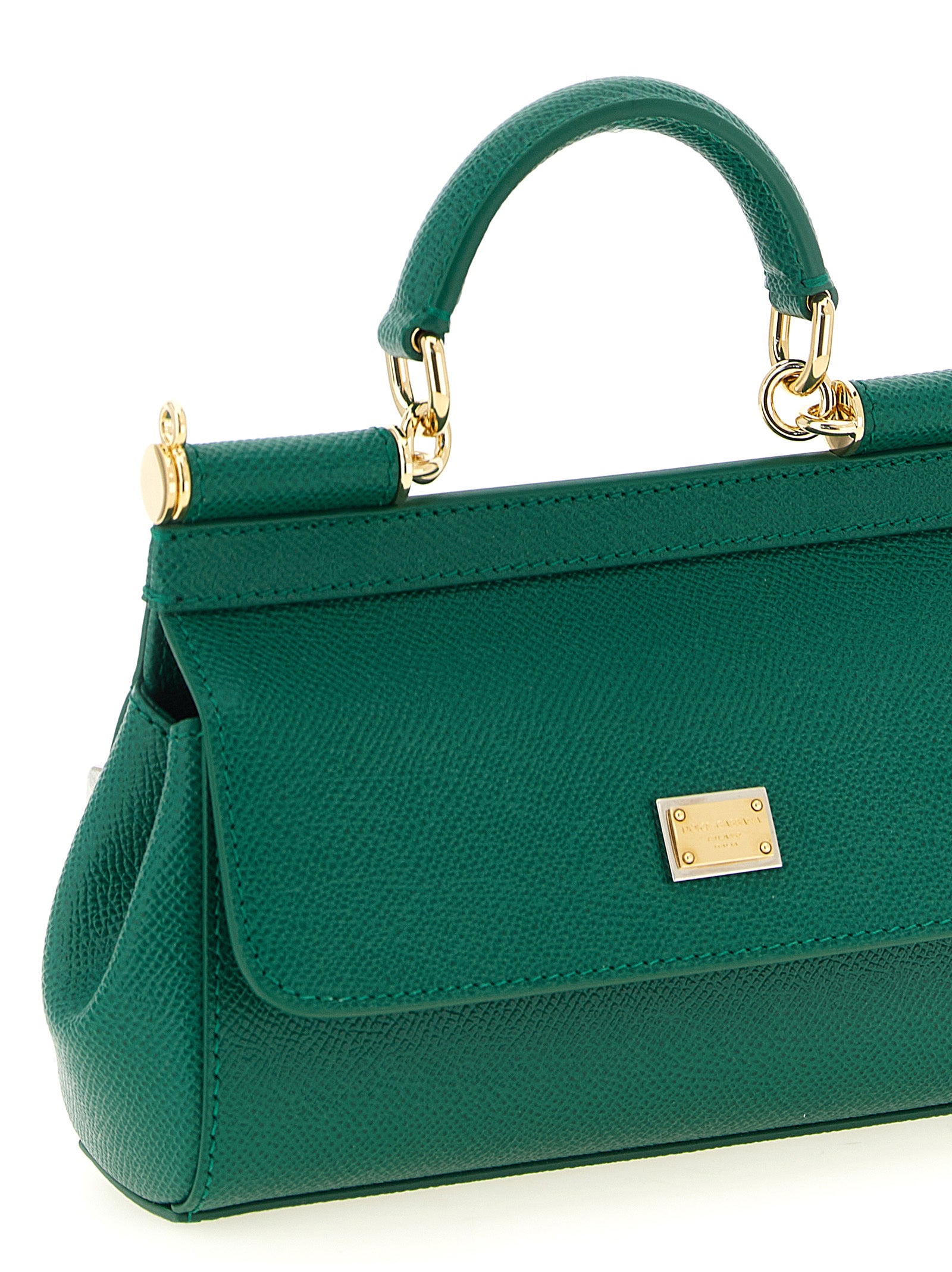 Bicolor Calfskin Handbag