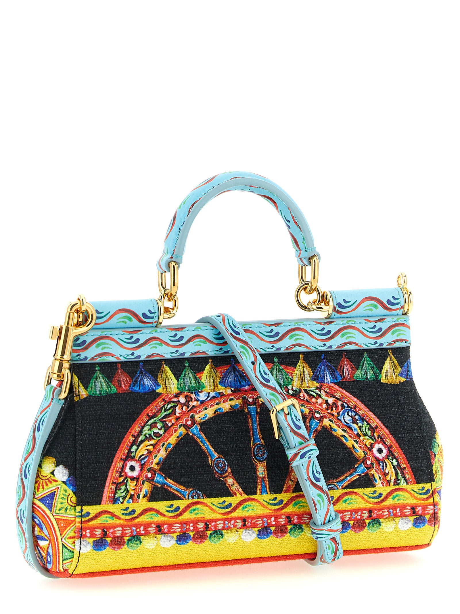 Multicolor Cotton Handbag