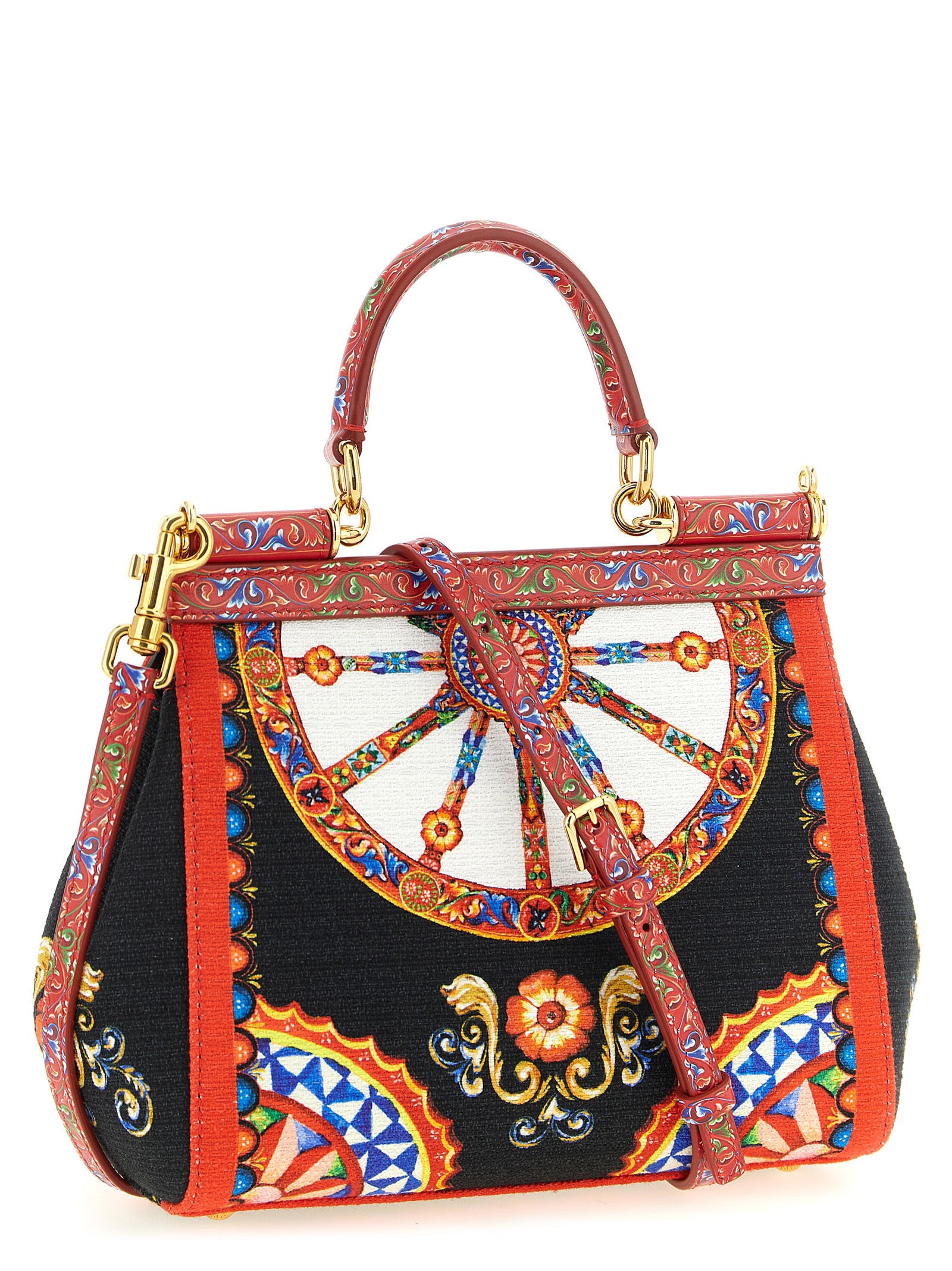 Multicolor Cotton Handbag