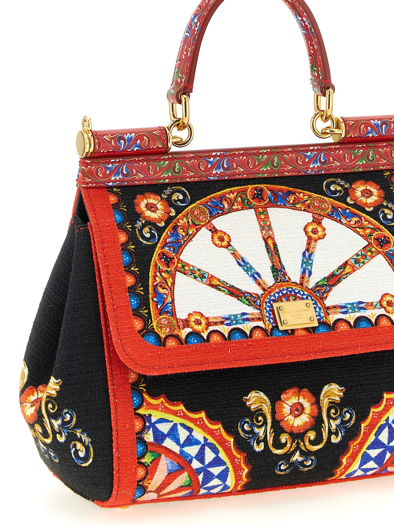 Multicolor Cotton Handbag
