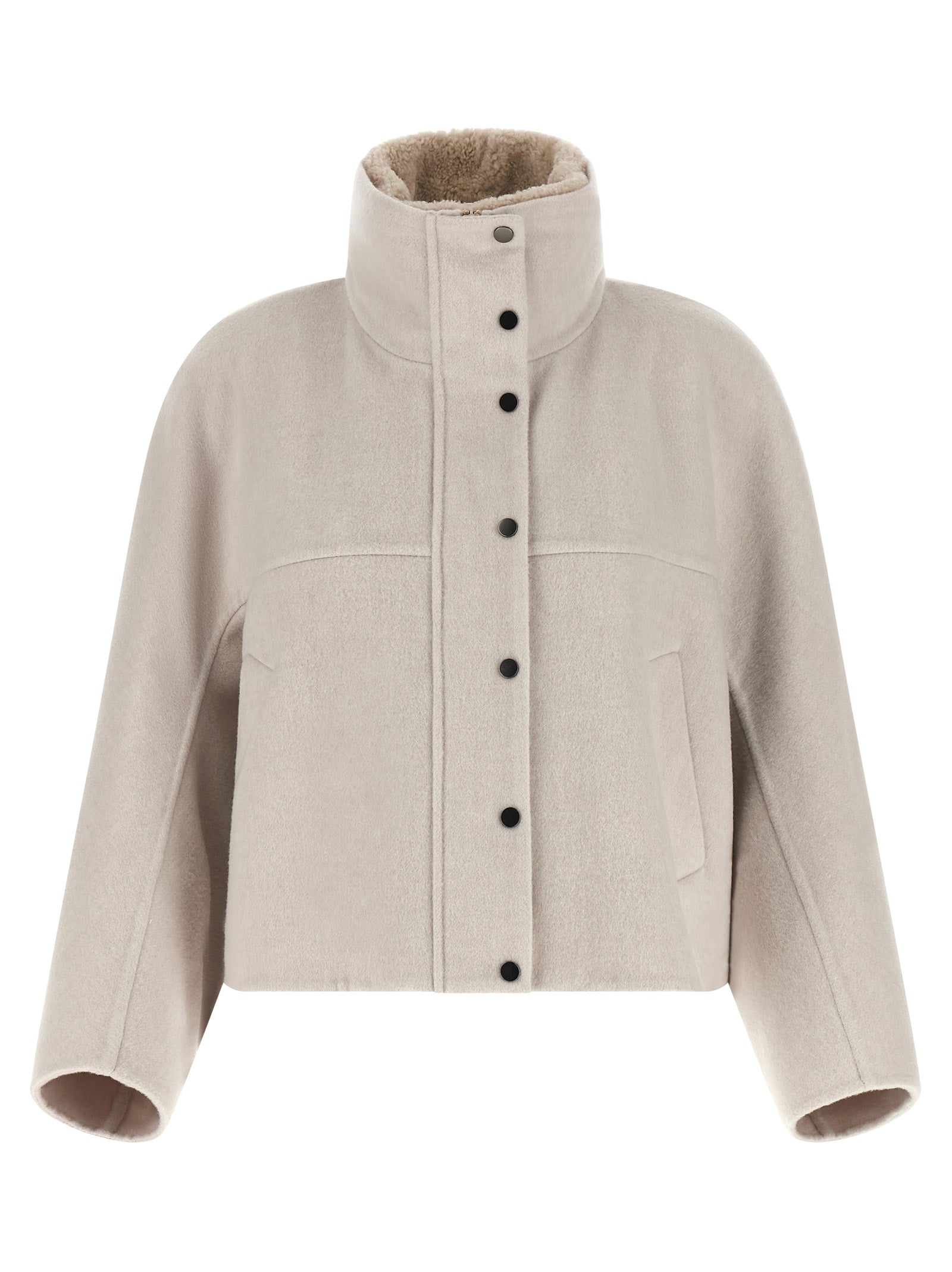 Gray Virgin Wool Coat
