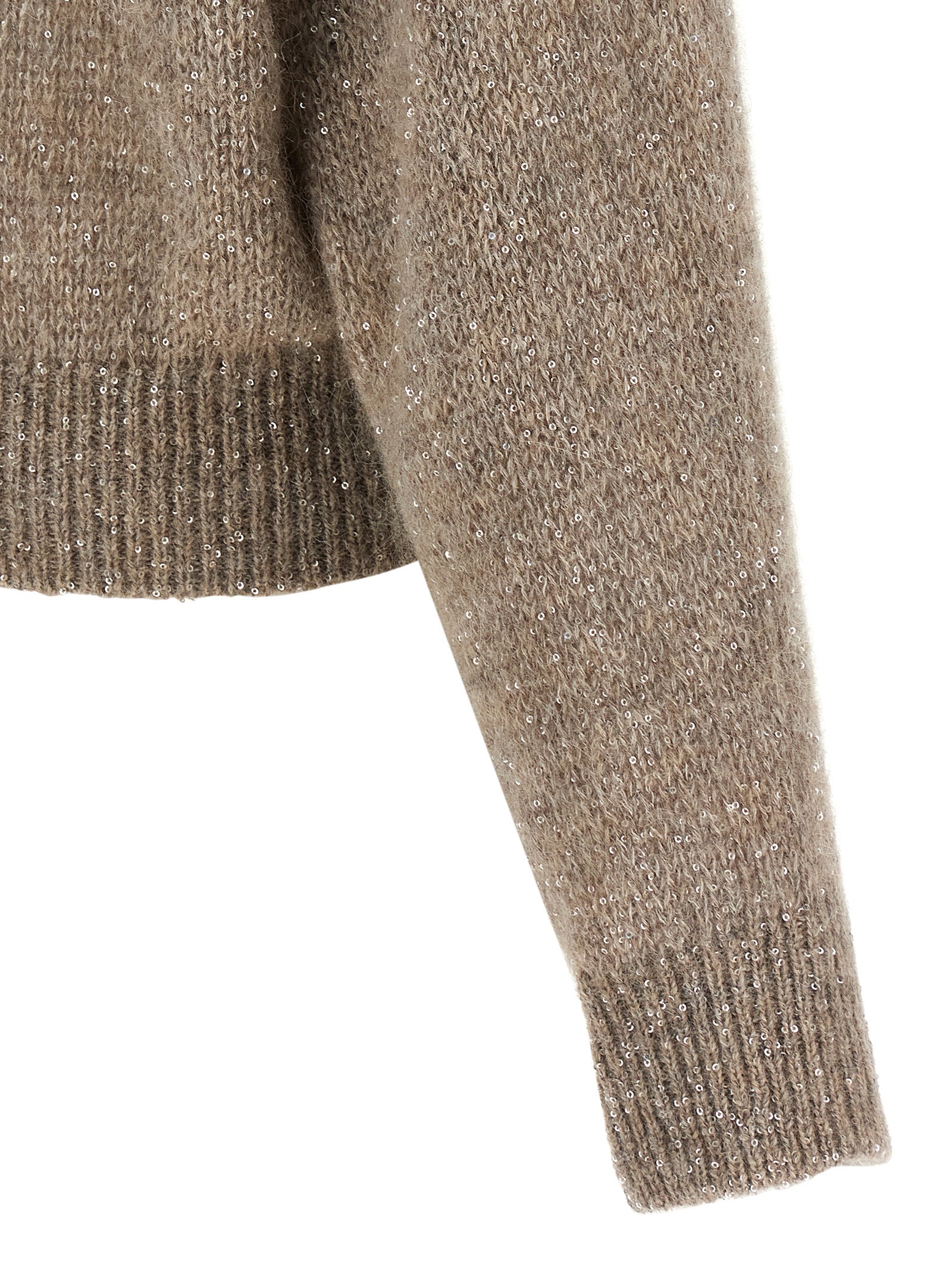 Beige Polyamide Cardigan