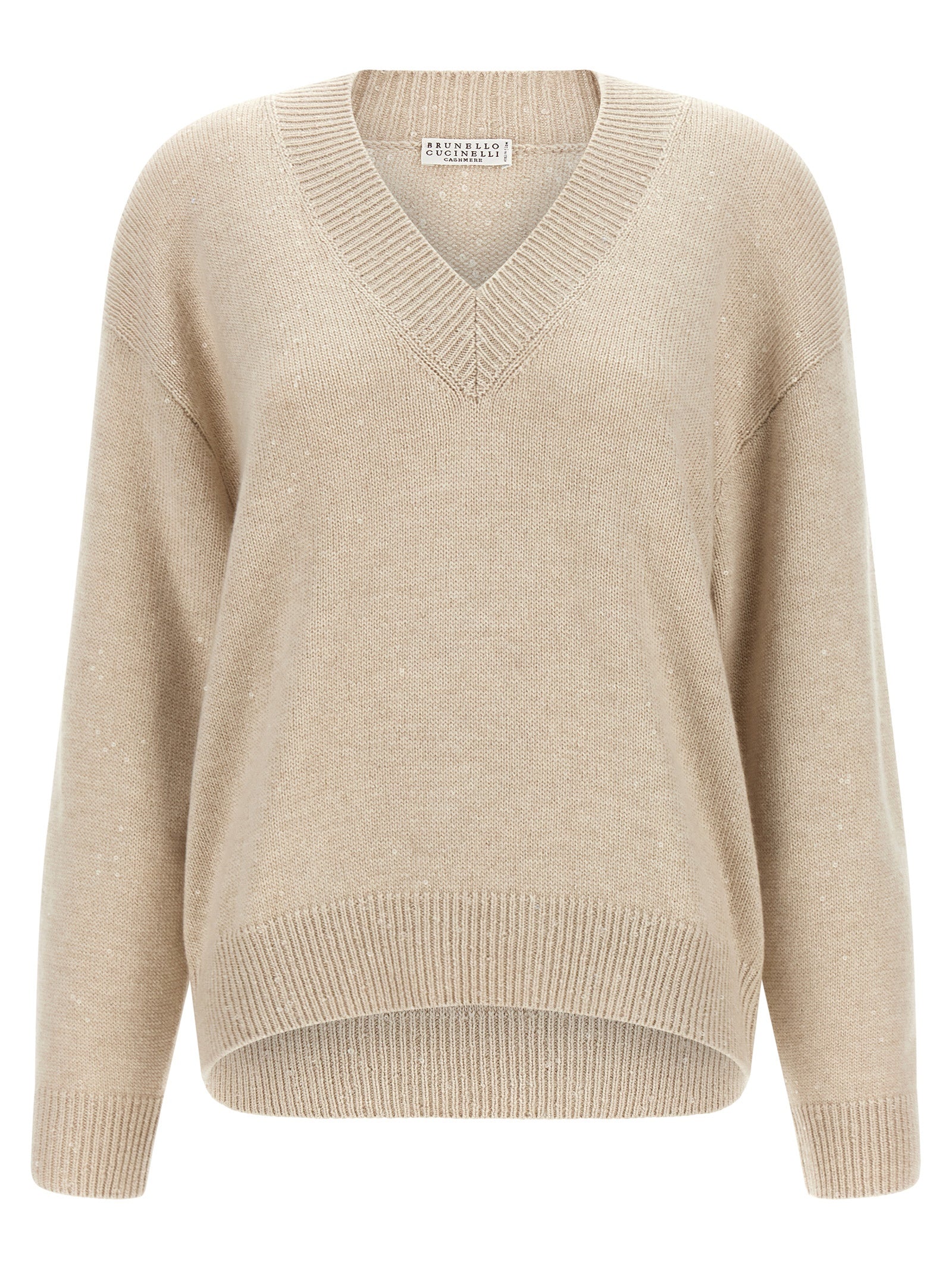 Beige Cashmere Cardigan