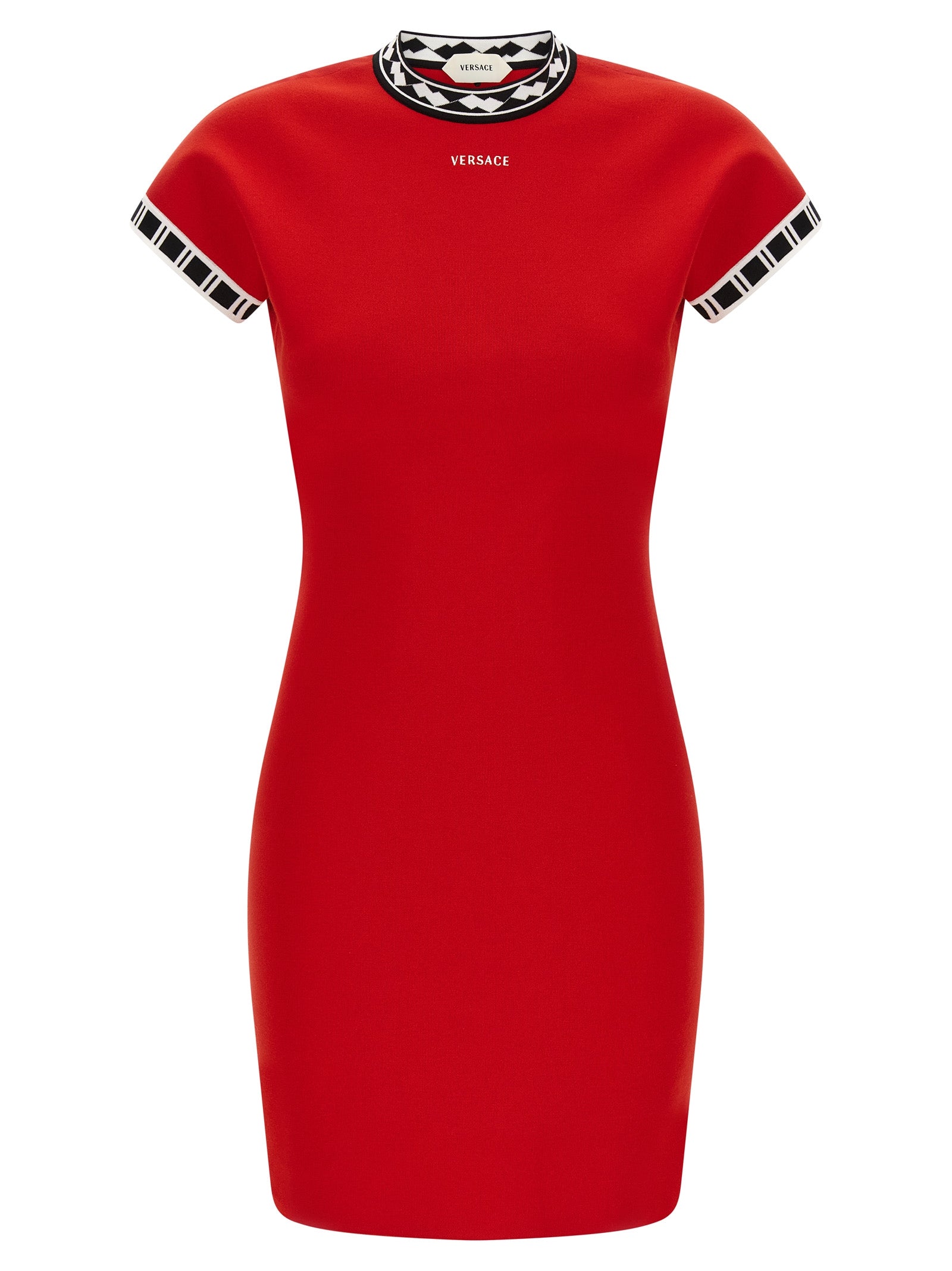 Multicolor Cotton Short Dress