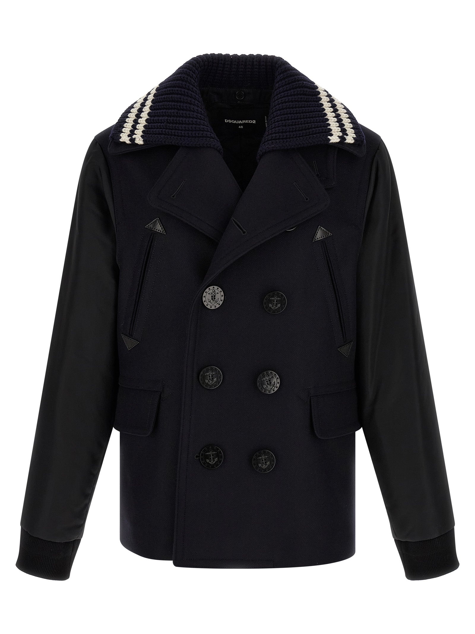 Blue Wool Coat