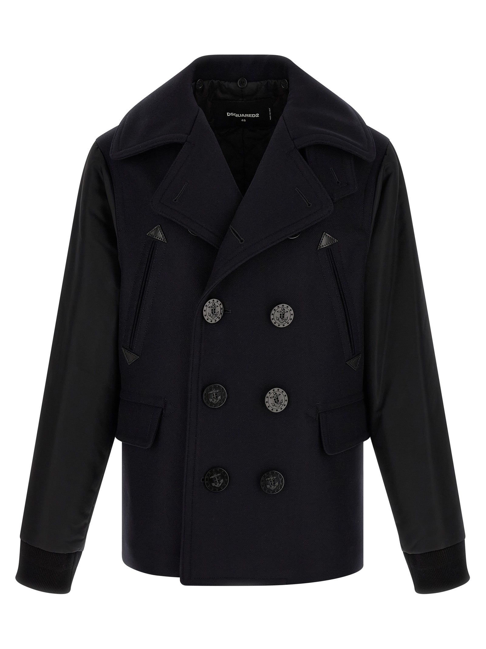 Blue Wool Coat