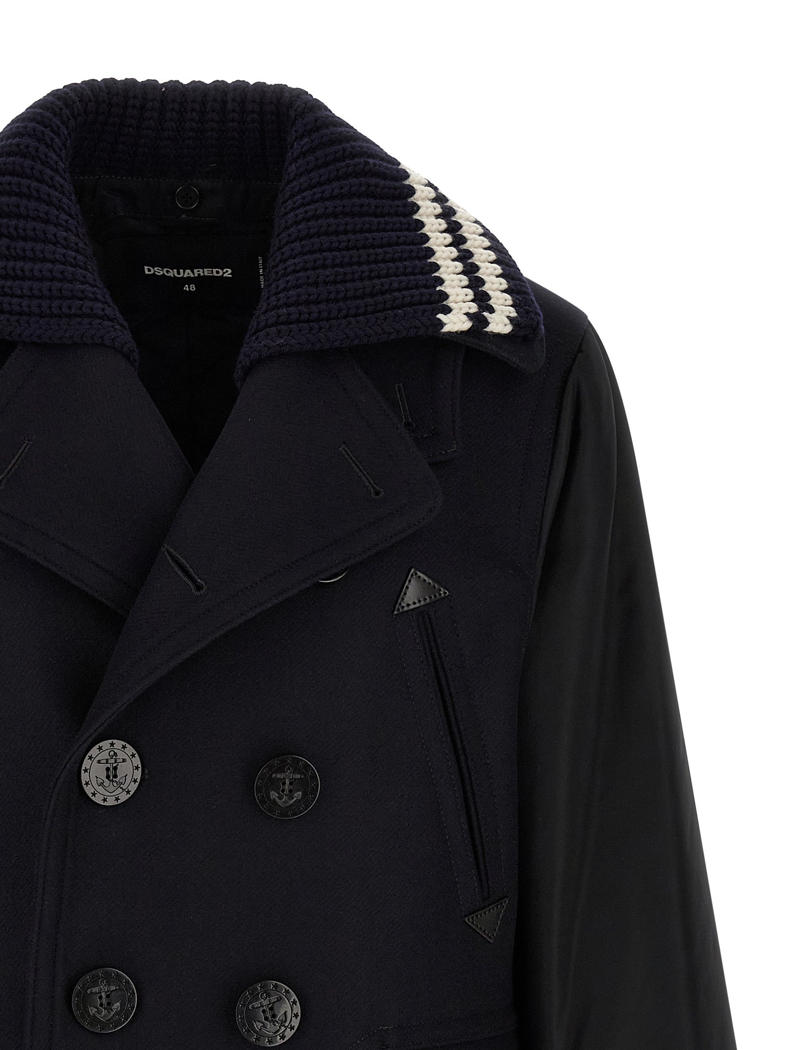 Blue Wool Coat