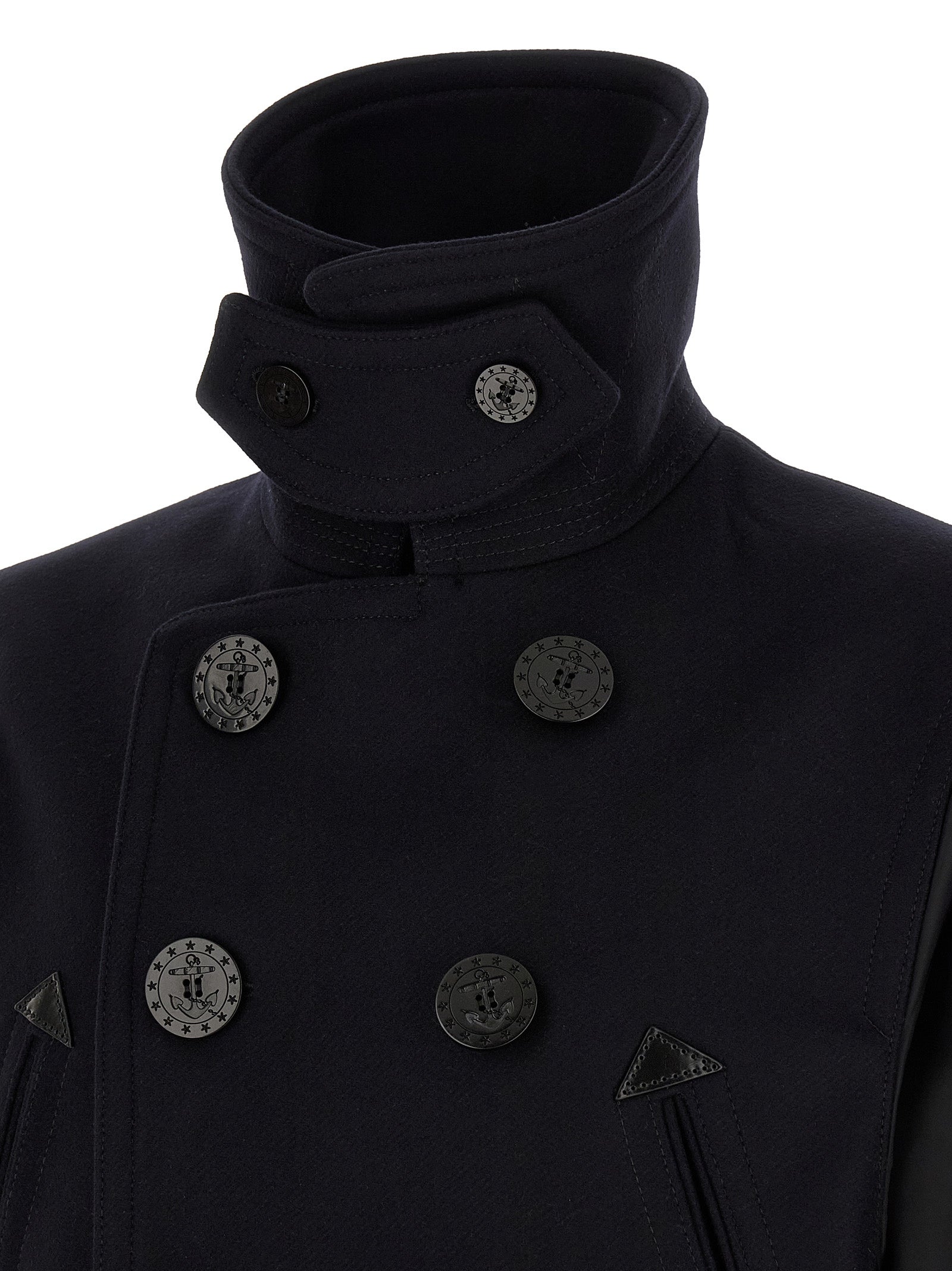 Blue Wool Coat