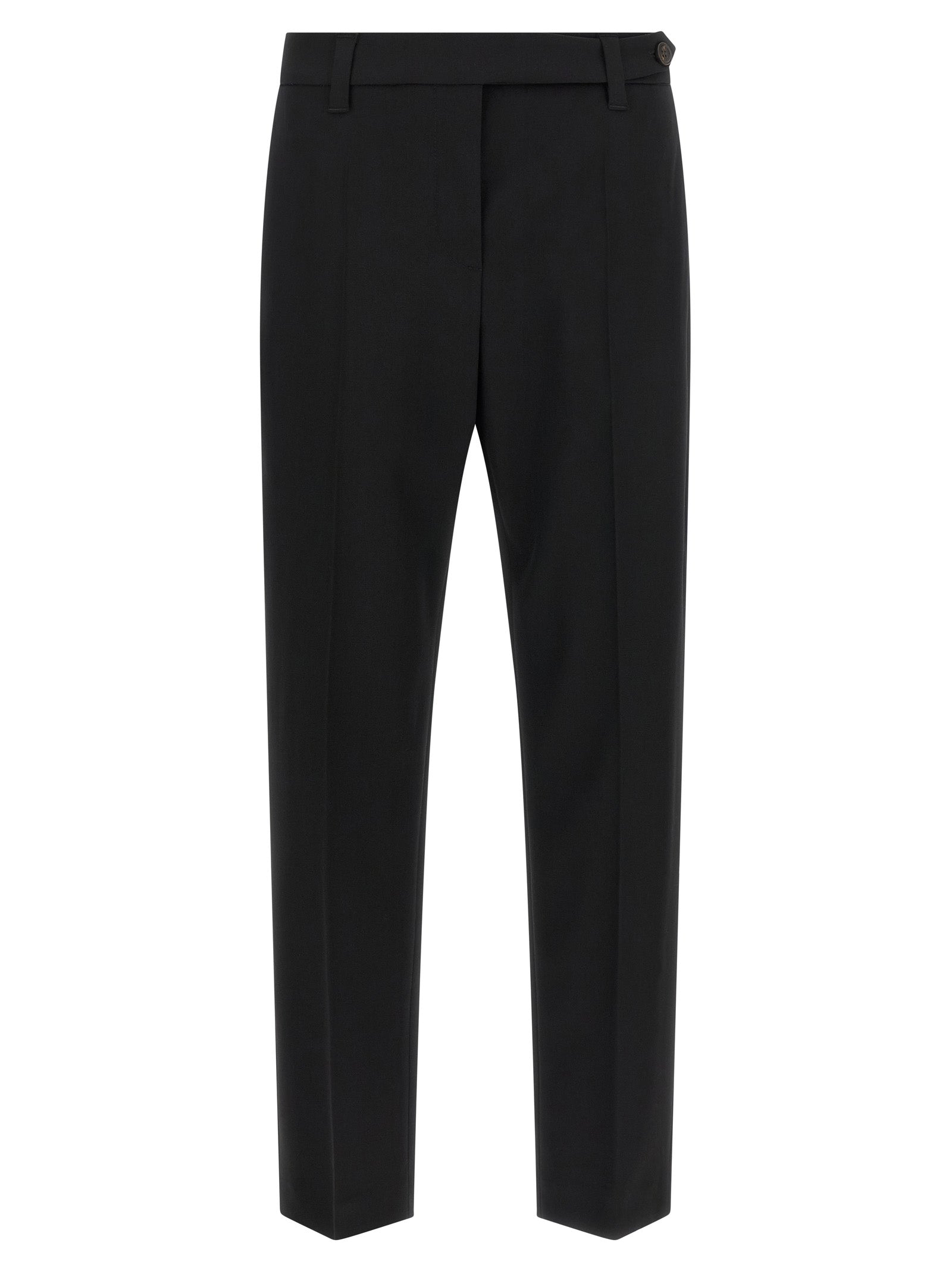 Black Virgin Wool Dress Pants