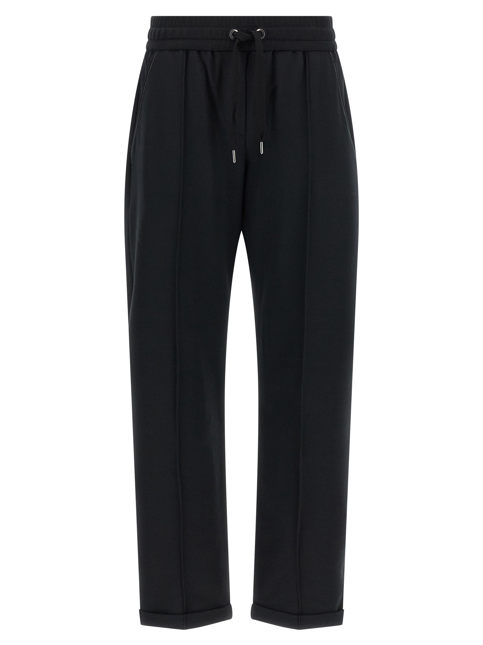 Black Cotton Joggers (Workout Pants)