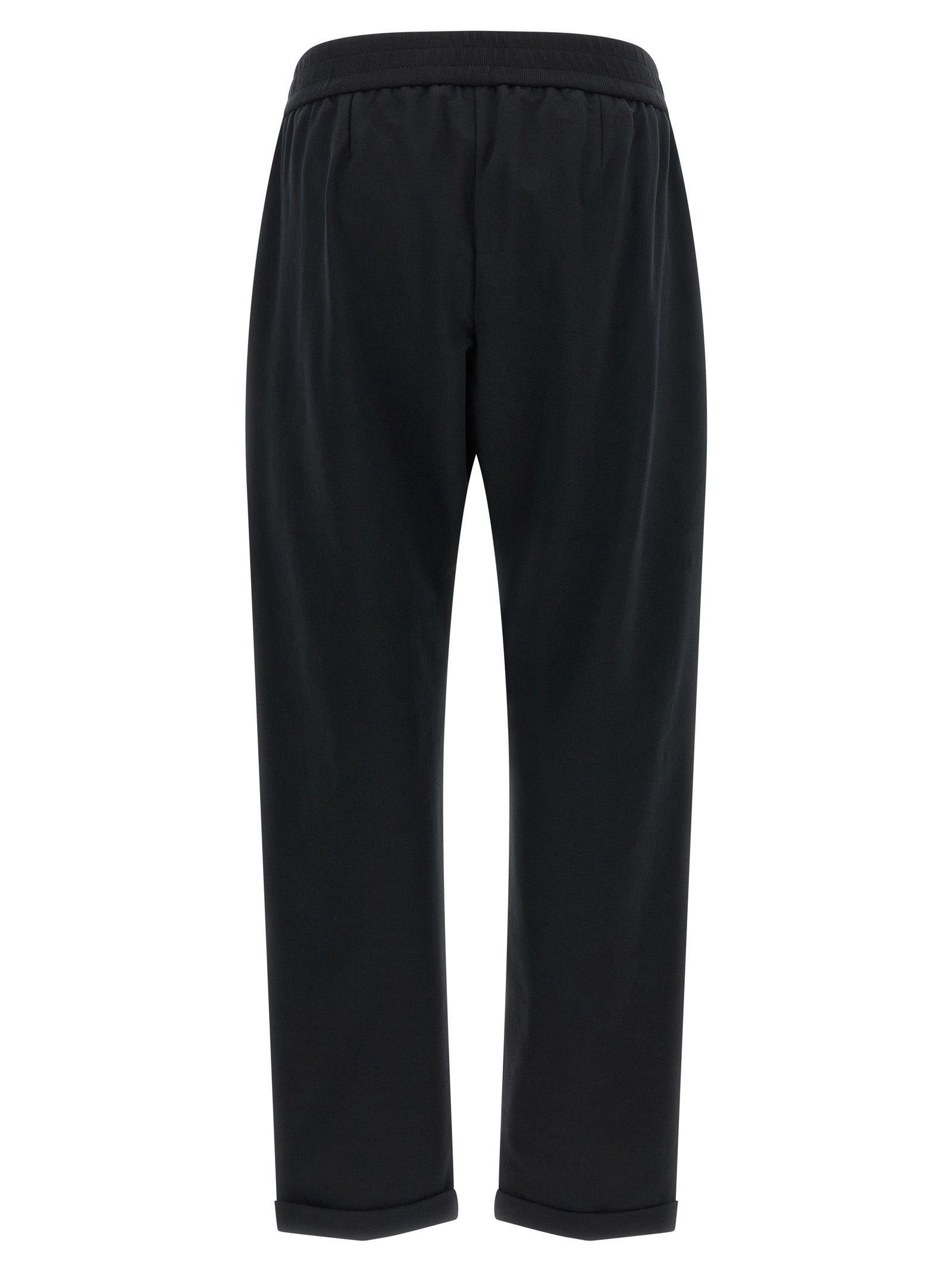 Black Cotton Joggers (Workout Pants)