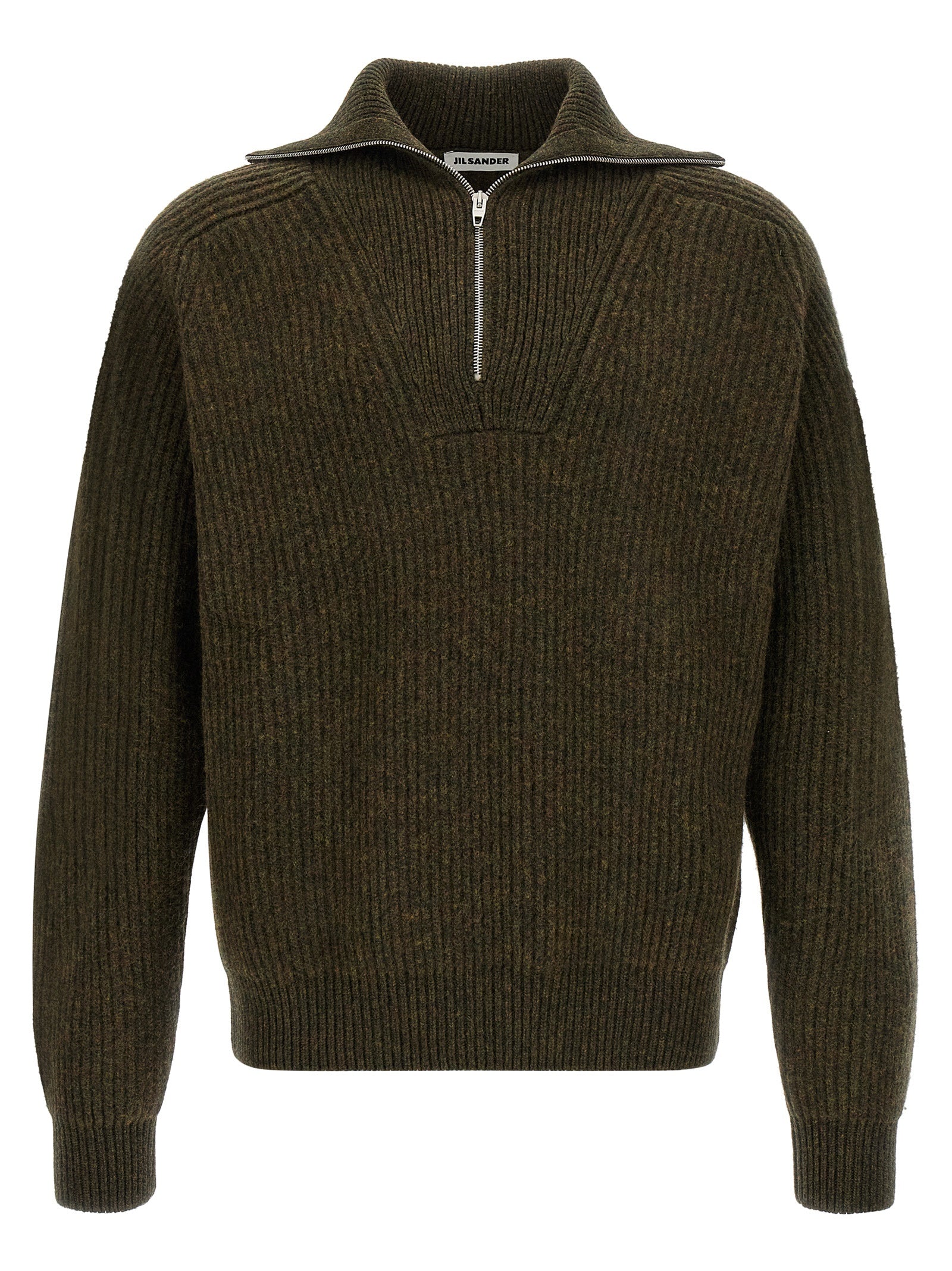 Bicolor Wool Cardigan