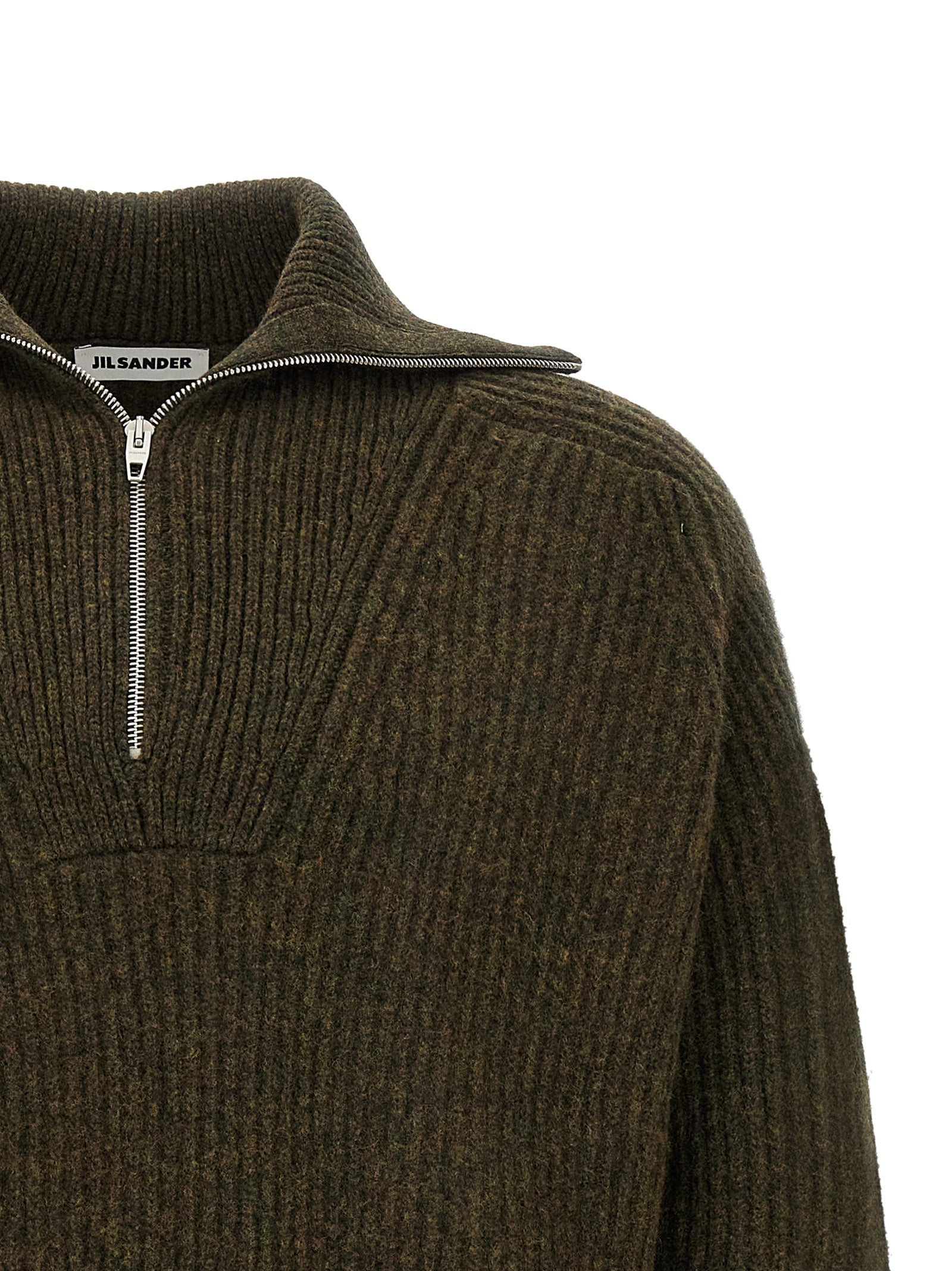 Bicolor Wool Cardigan