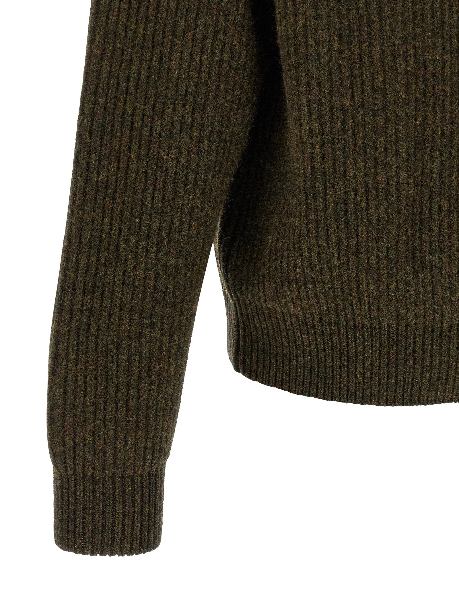 Bicolor Wool Cardigan