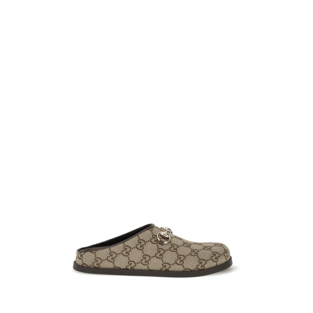 Beige Rubber Mules