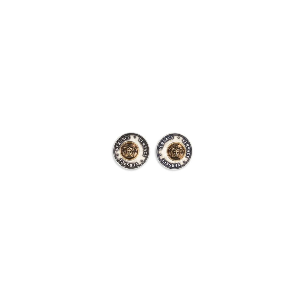 Gray Brass Earrings