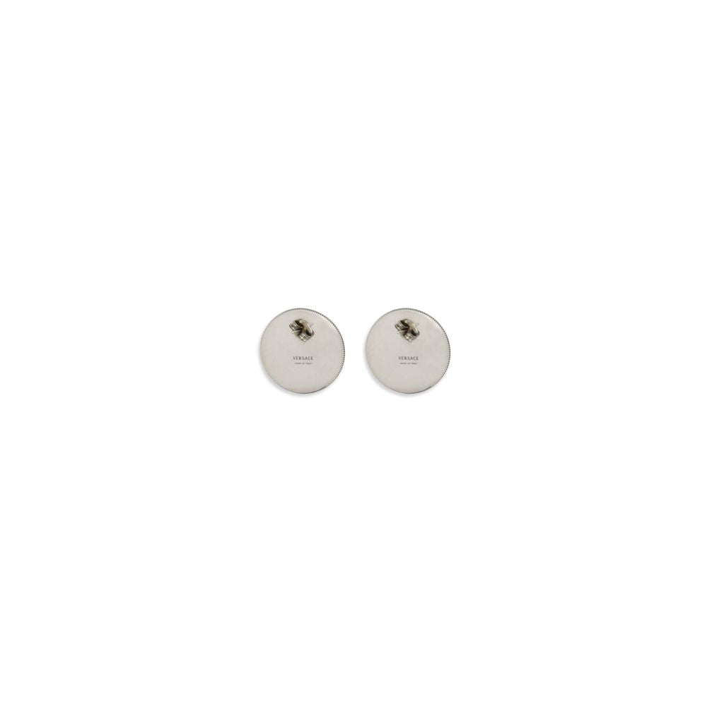 Gray Brass Earrings