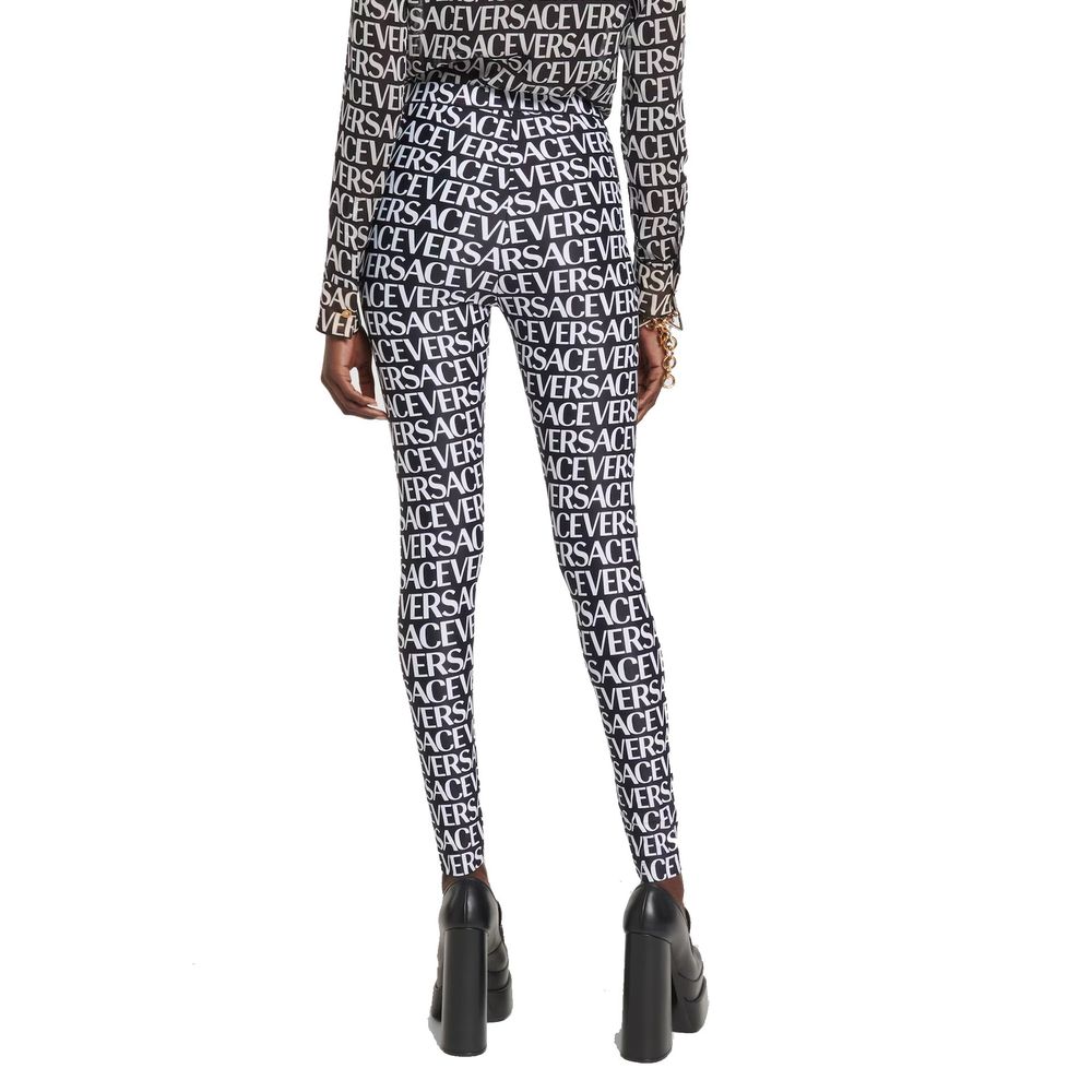 Black Elastane Leggings