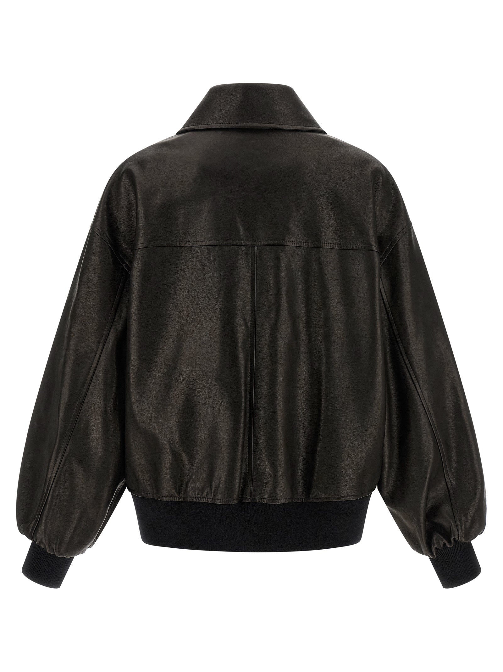 Black Lamb Leather Leather Jacket