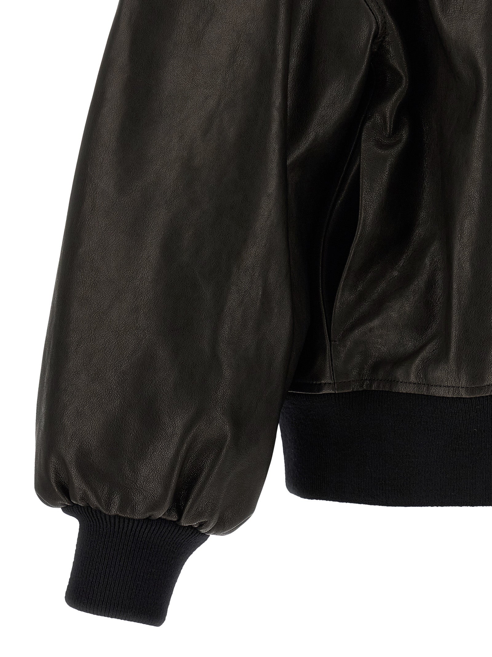 Black Lamb Leather Leather Jacket
