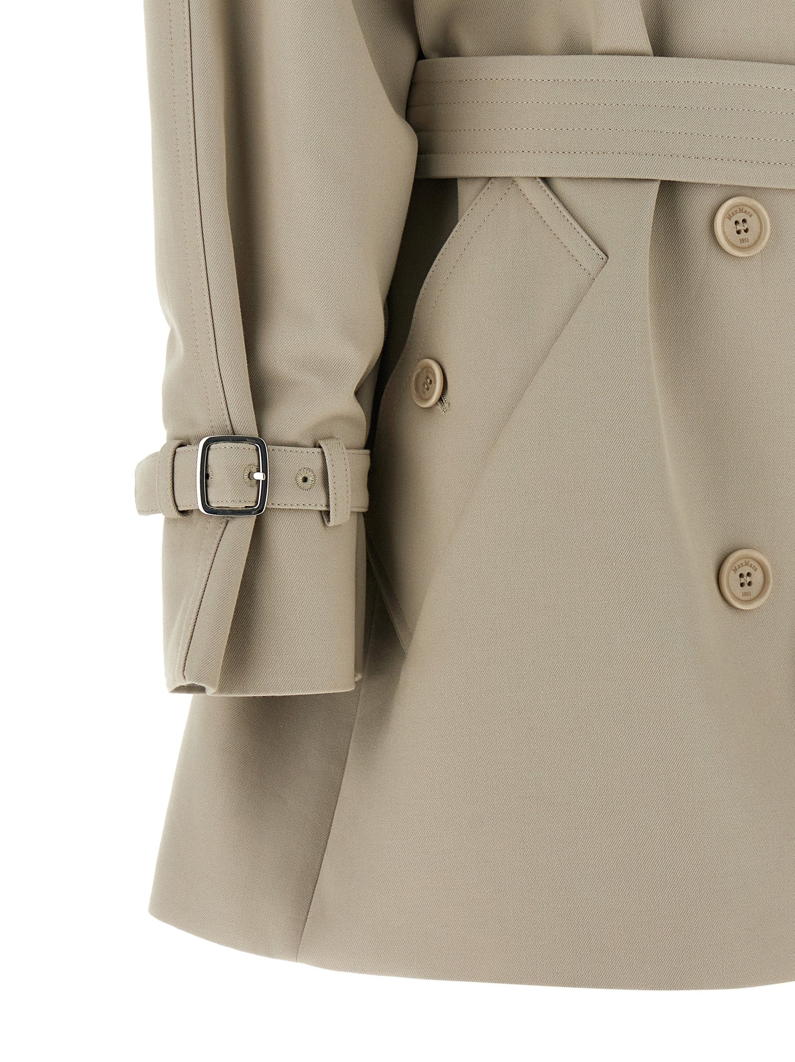 Beige Cotton Coat
