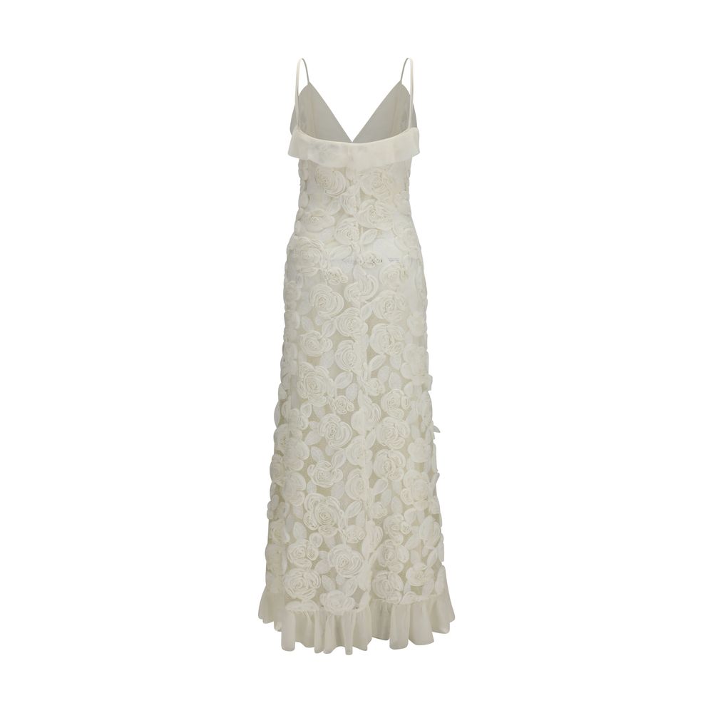 Beige Polyester Cocktail Dress
