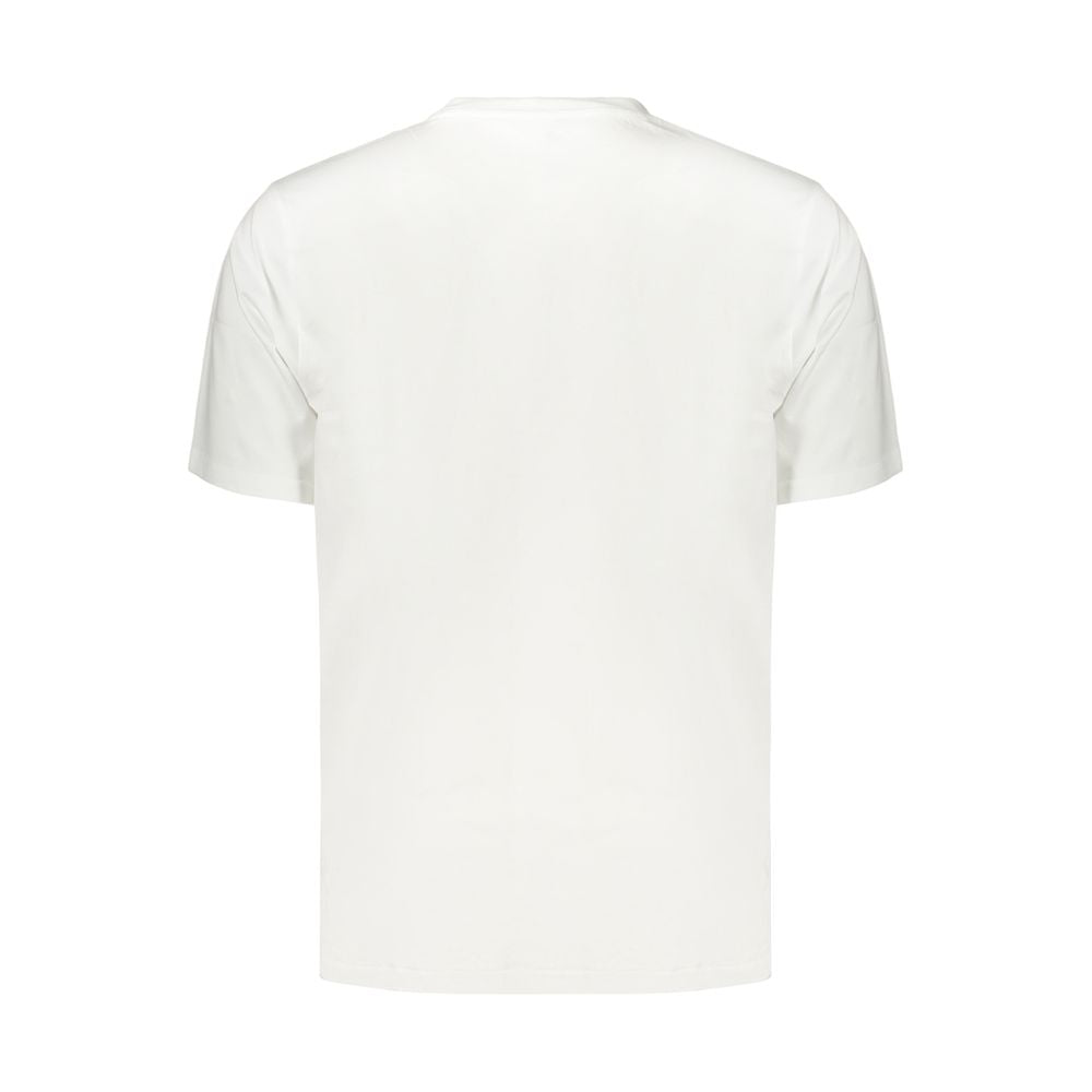 White Cotton Mens T-Shirt