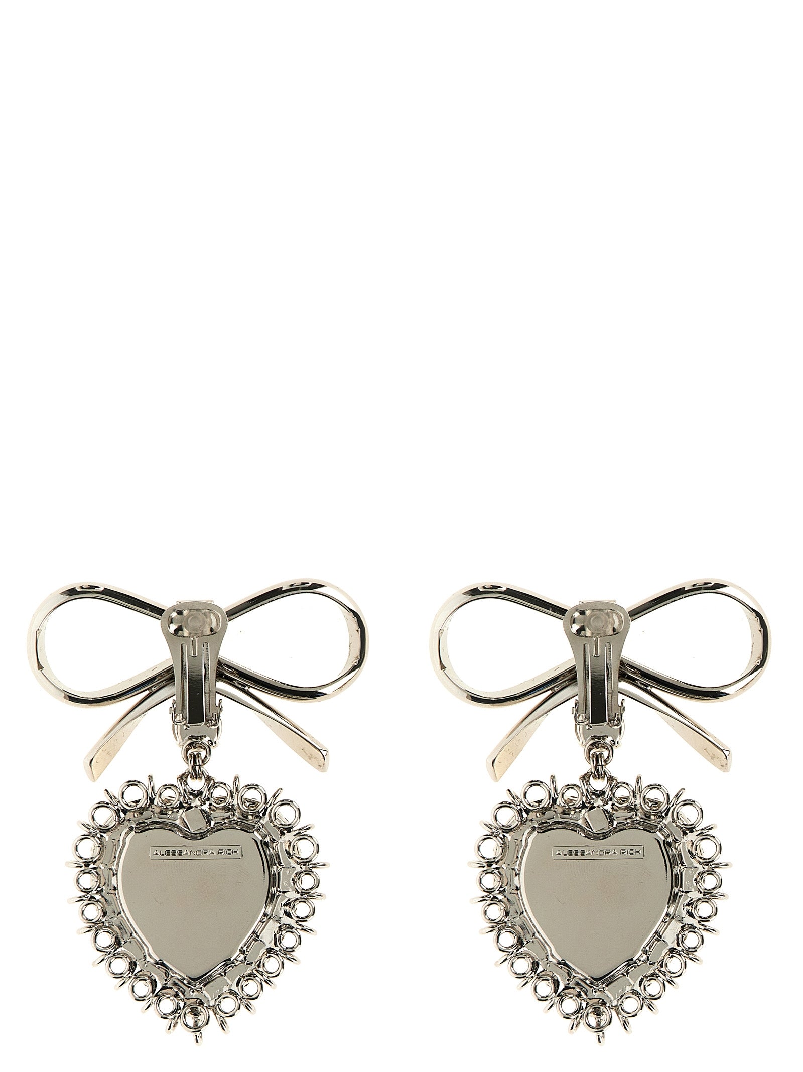 Silver Glass Earrings