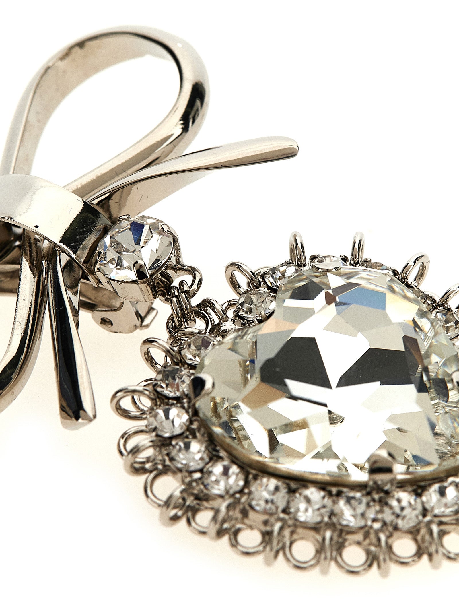 Silver Glass Earrings