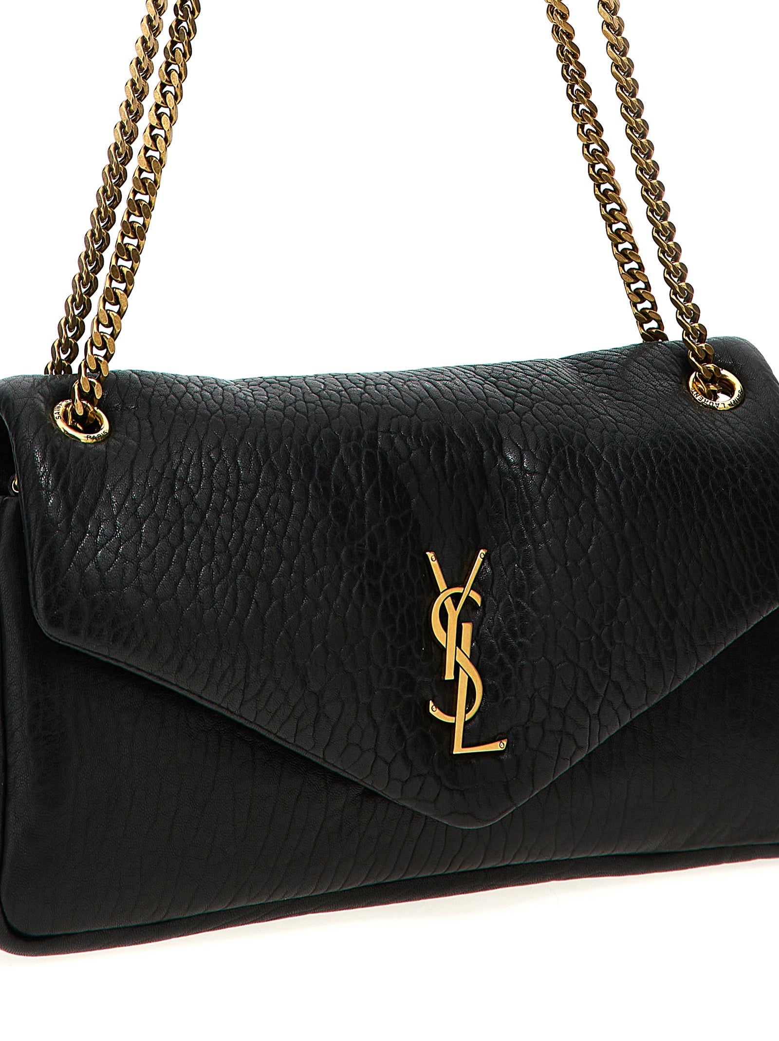 Black Leather Shoulder Bag