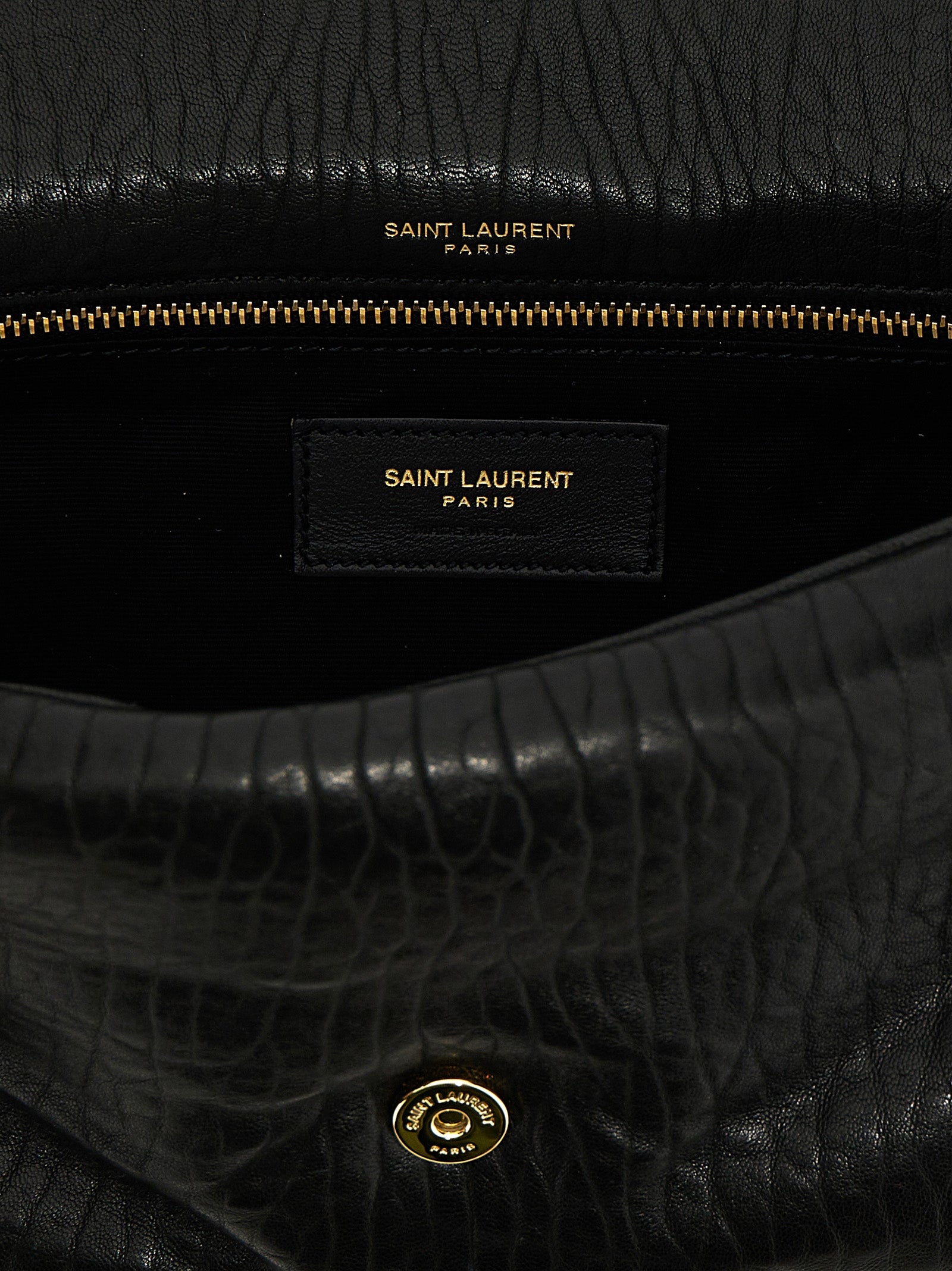 Black Leather Shoulder Bag