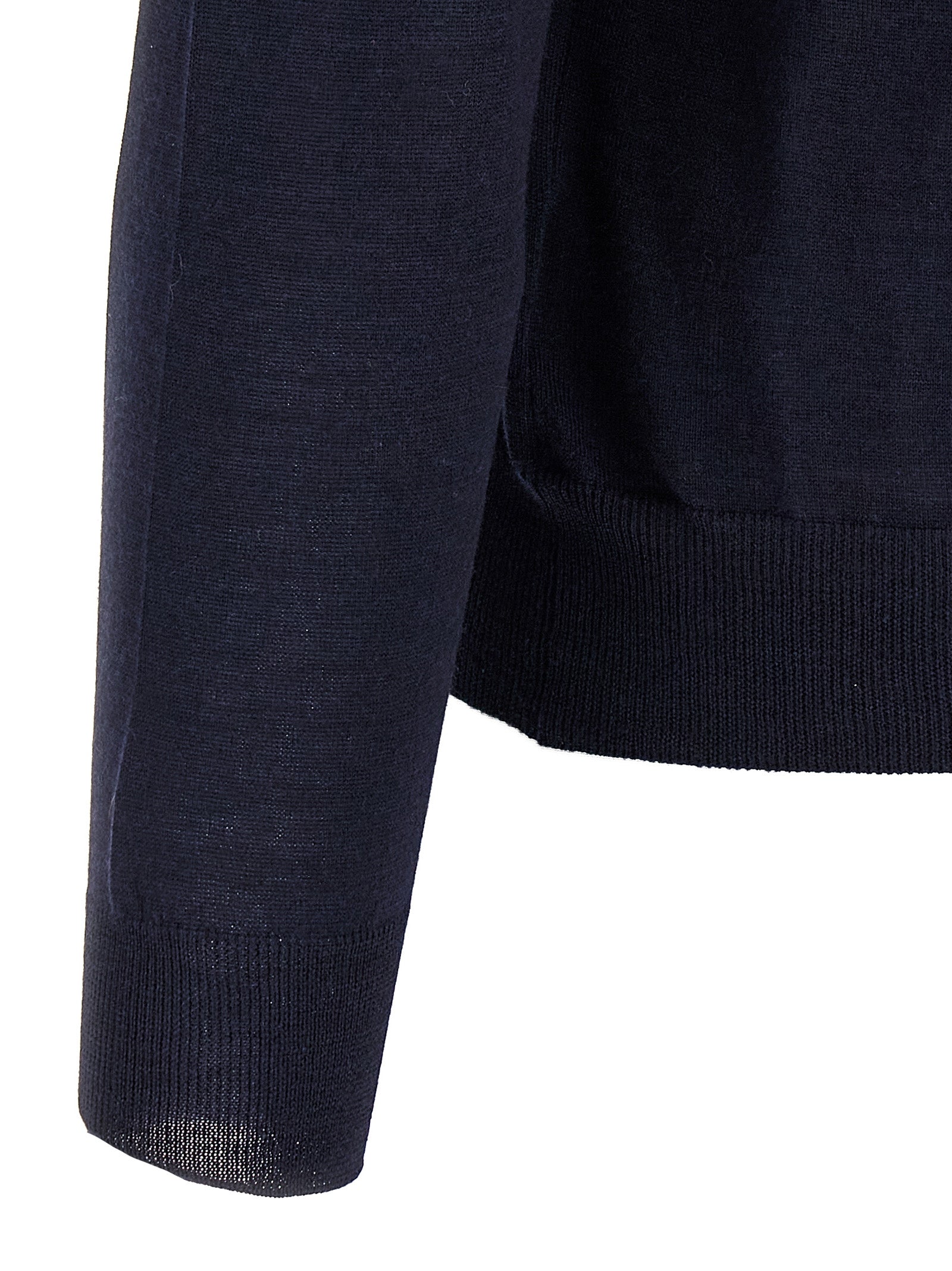 Blue Wool Cardigan