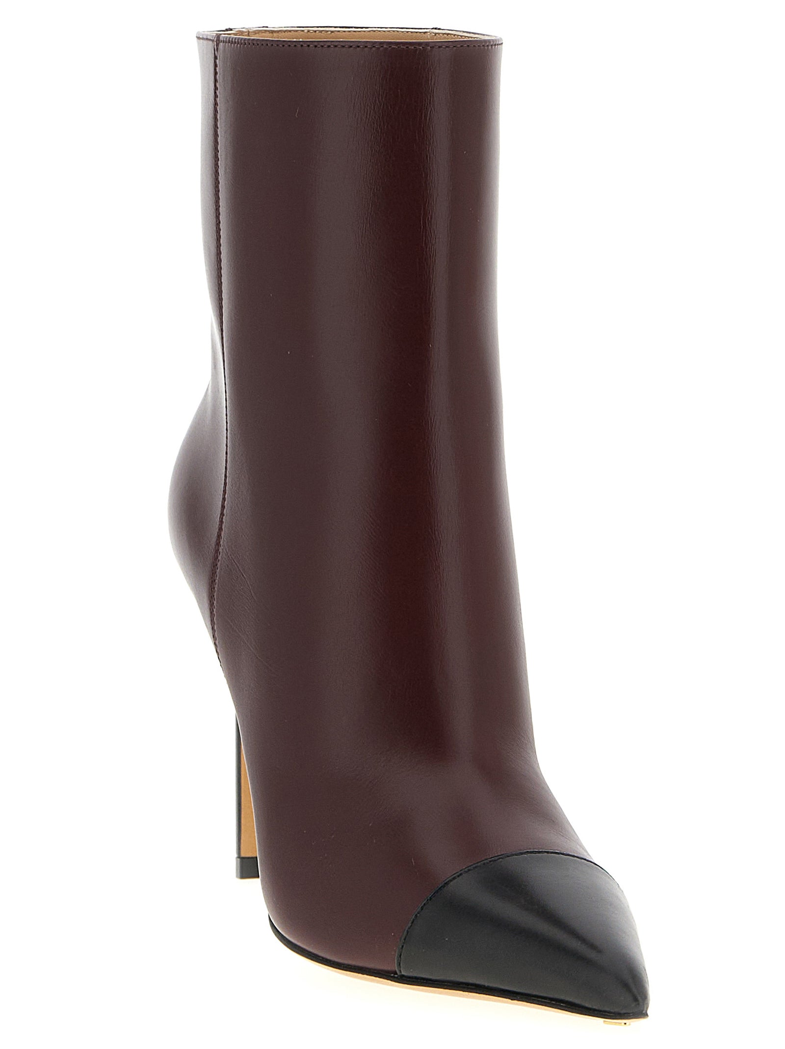 Bordeaux Goatskin Ankle Boots