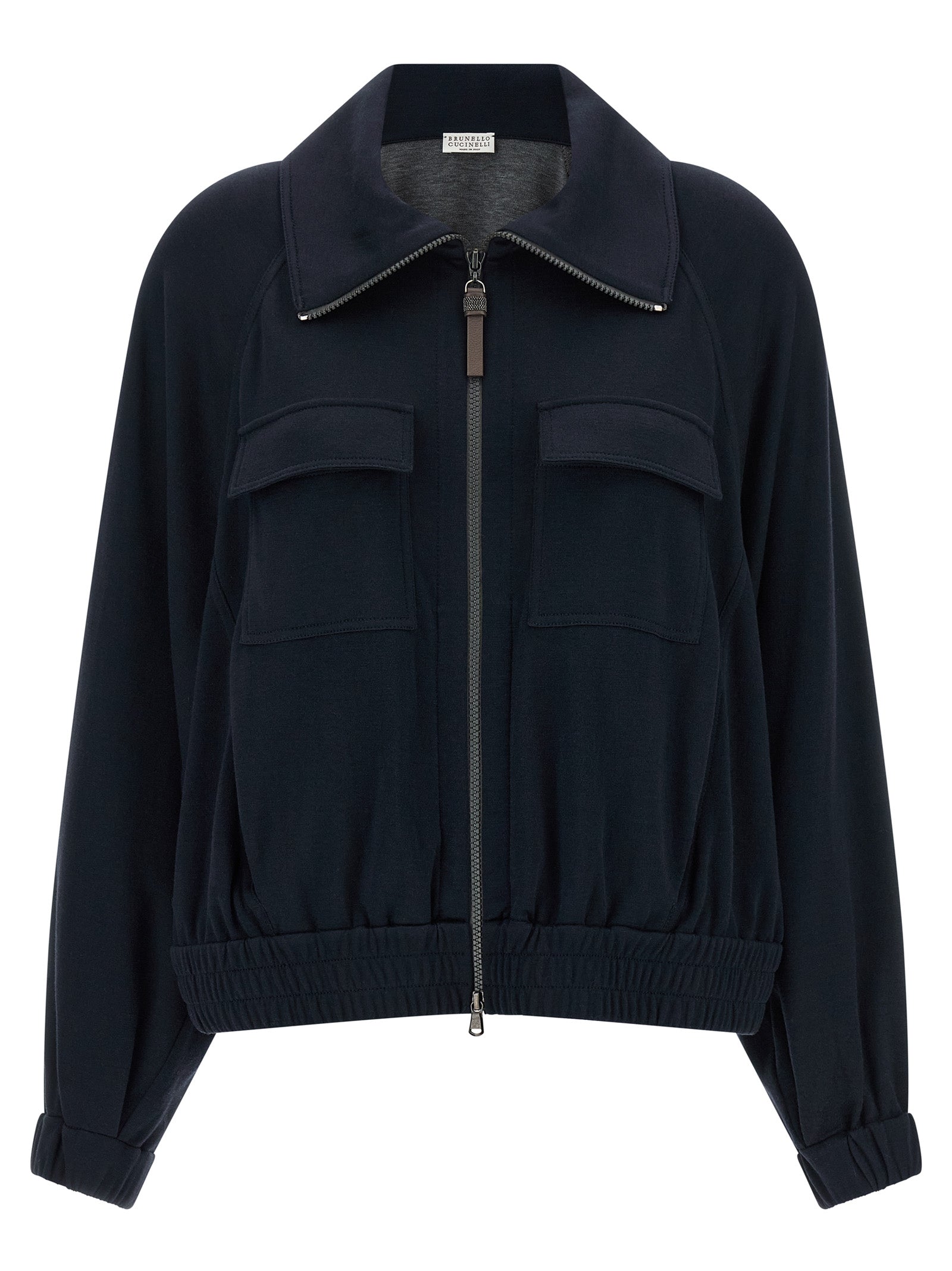 Blue Cotton Bomber