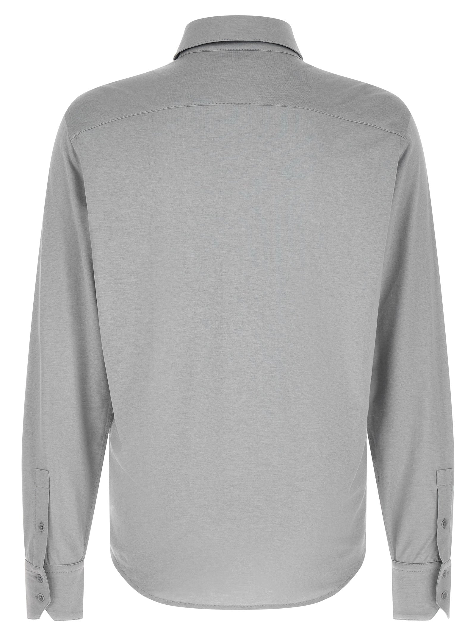 Gray Silk Blouse