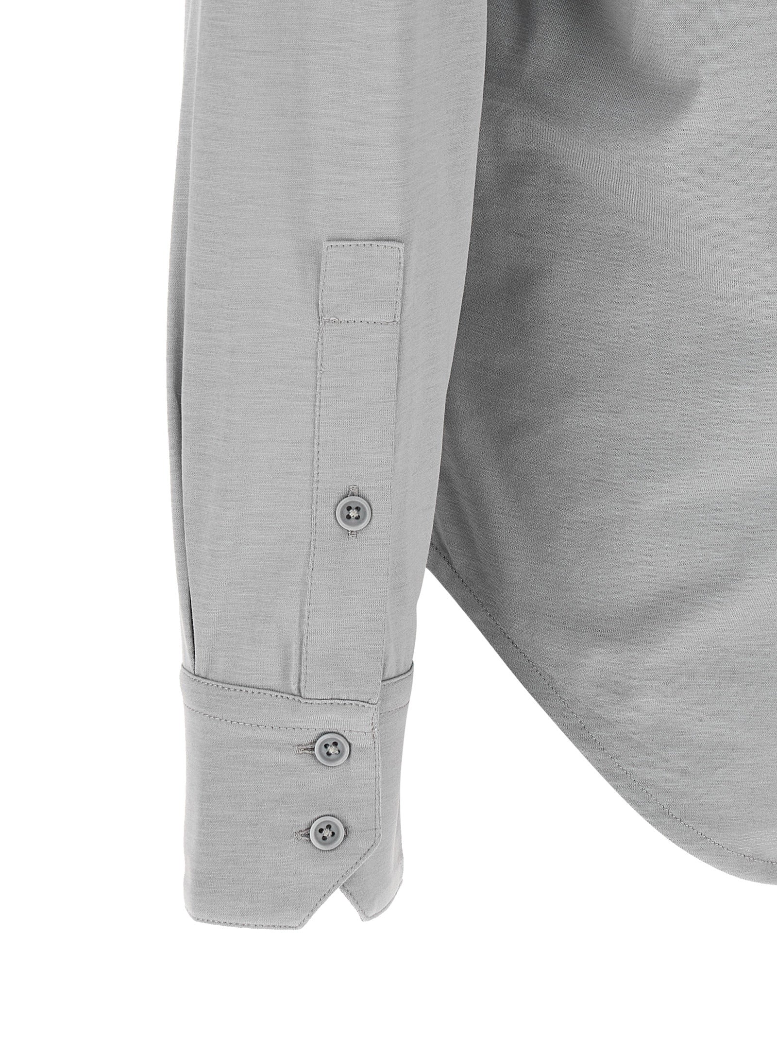Gray Silk Blouse