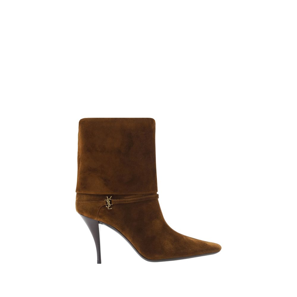 Brown Calf Leather Bos Taurus Ankle Boots